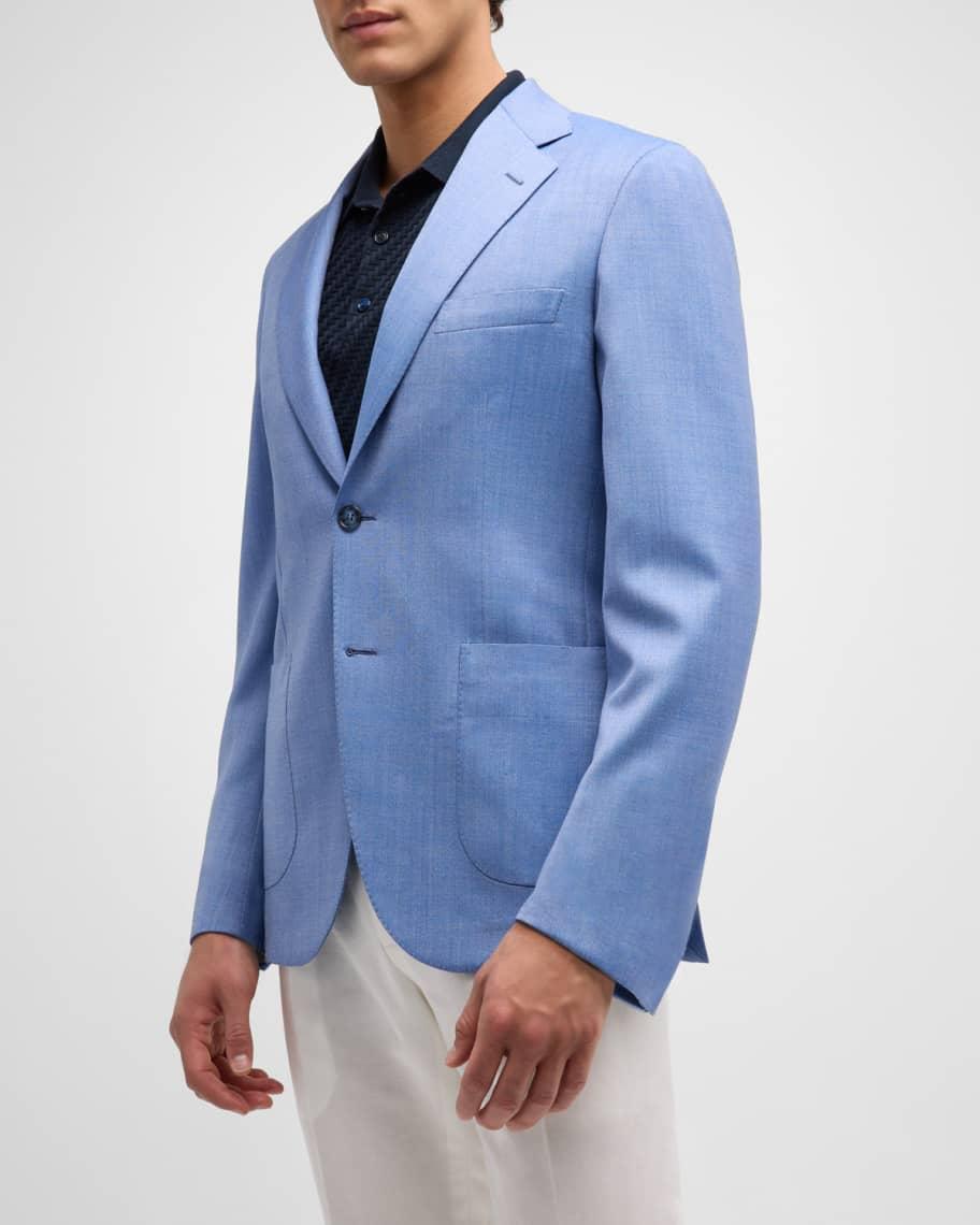 Men's Wool-Silk Blazer Product Image