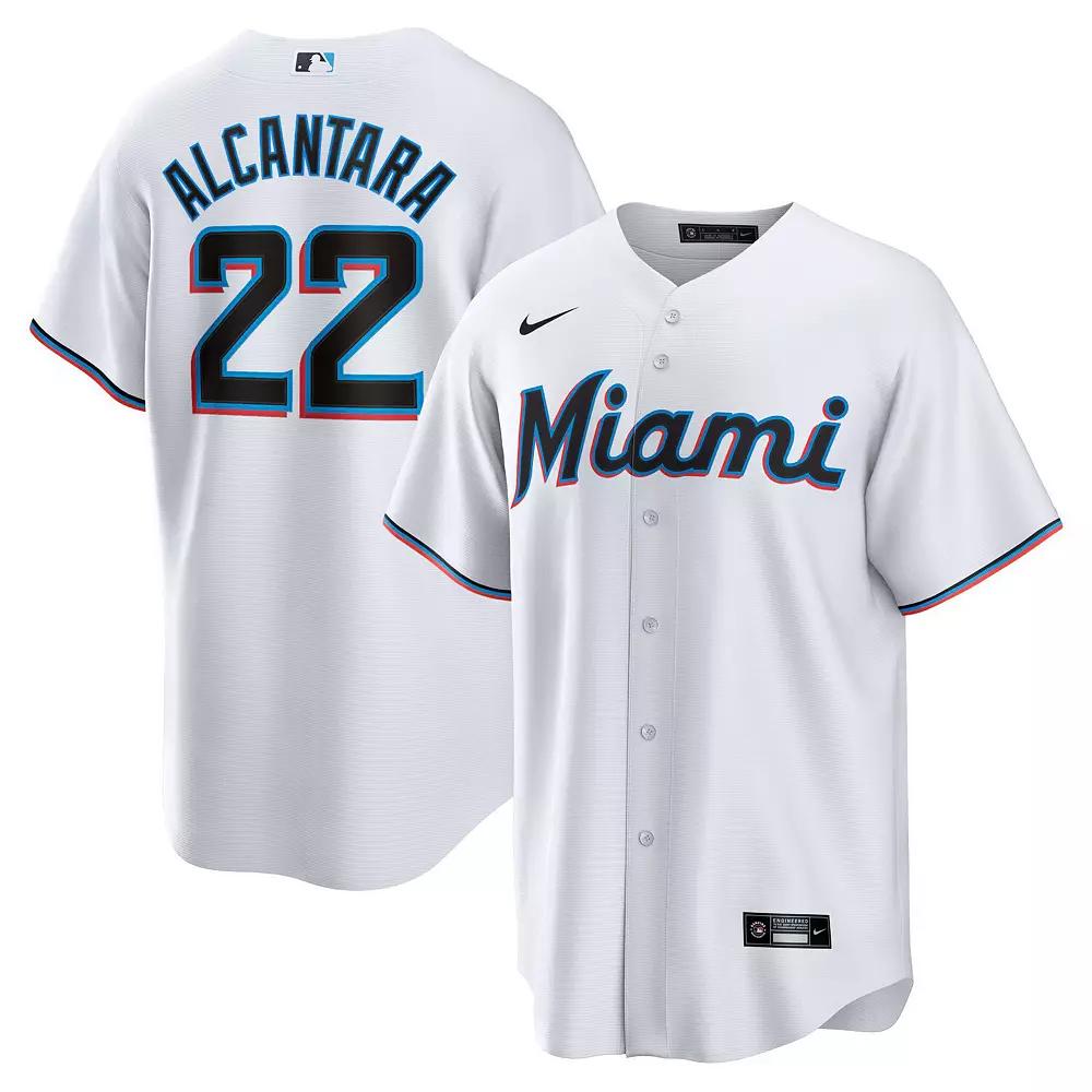 Sandy Alcantara Miami Marlins Nike Mens MLB Replica Jersey | T770MQWHMQ7-1Z0 Product Image