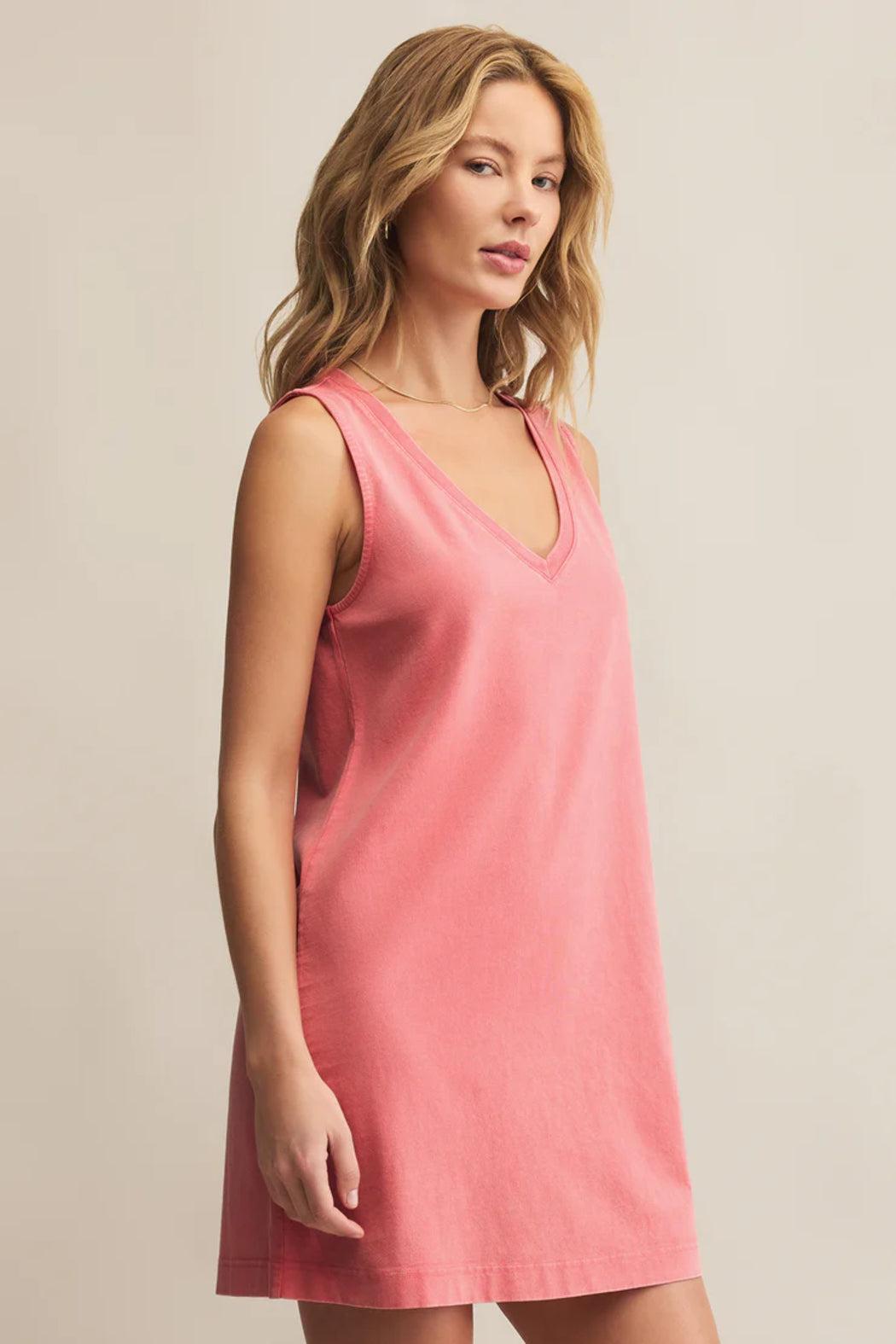 Sloane V-Neck Mini Dress Product Image