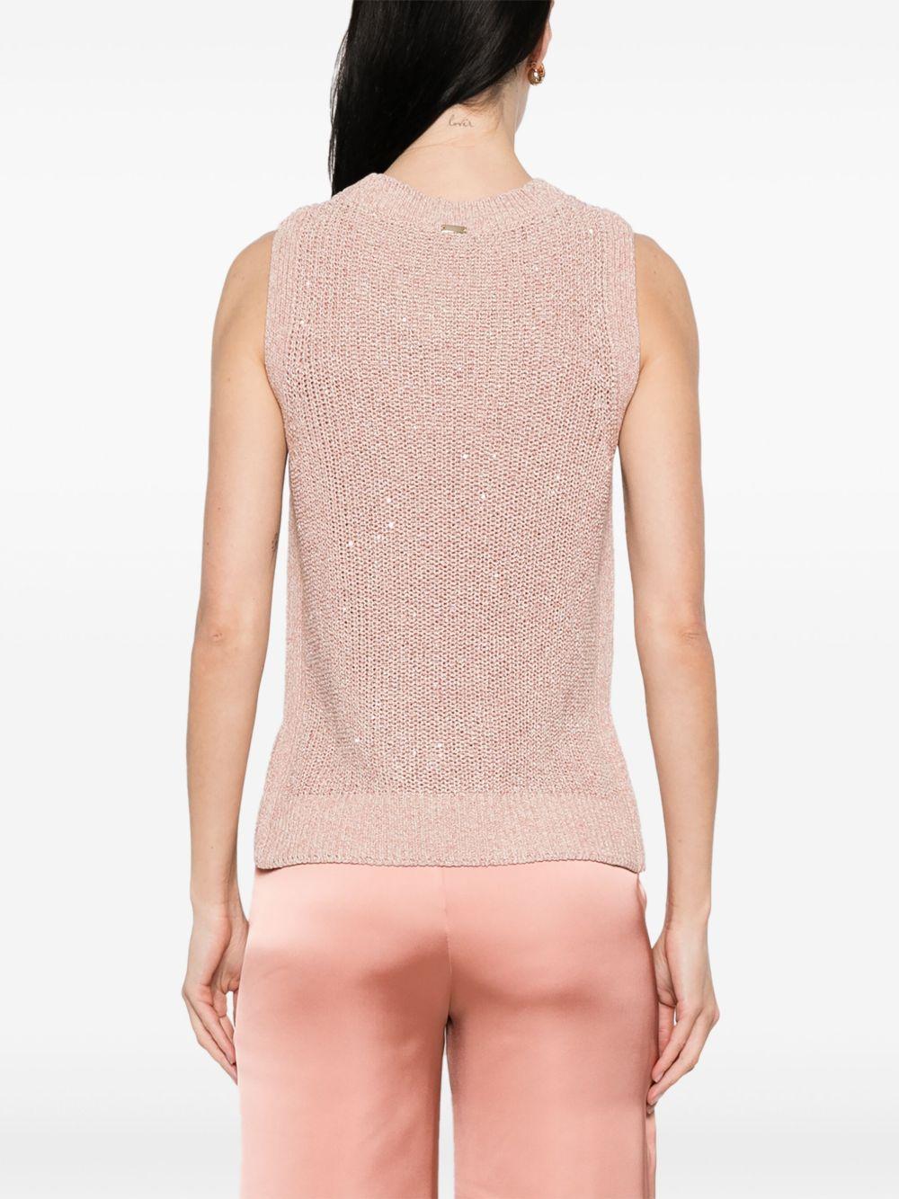 sequin-embellished vest Product Image