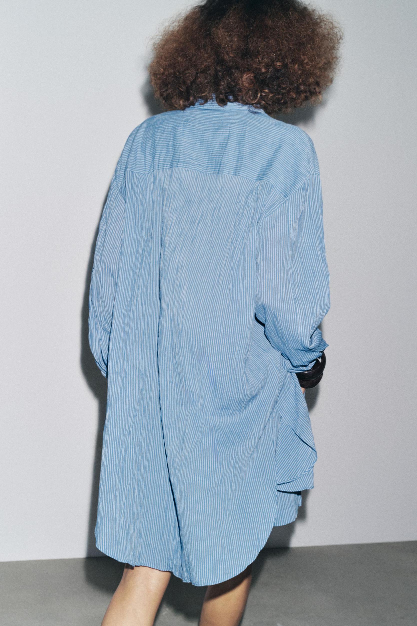 ZW COLLECTION LONG STRIPED SHIRT Product Image