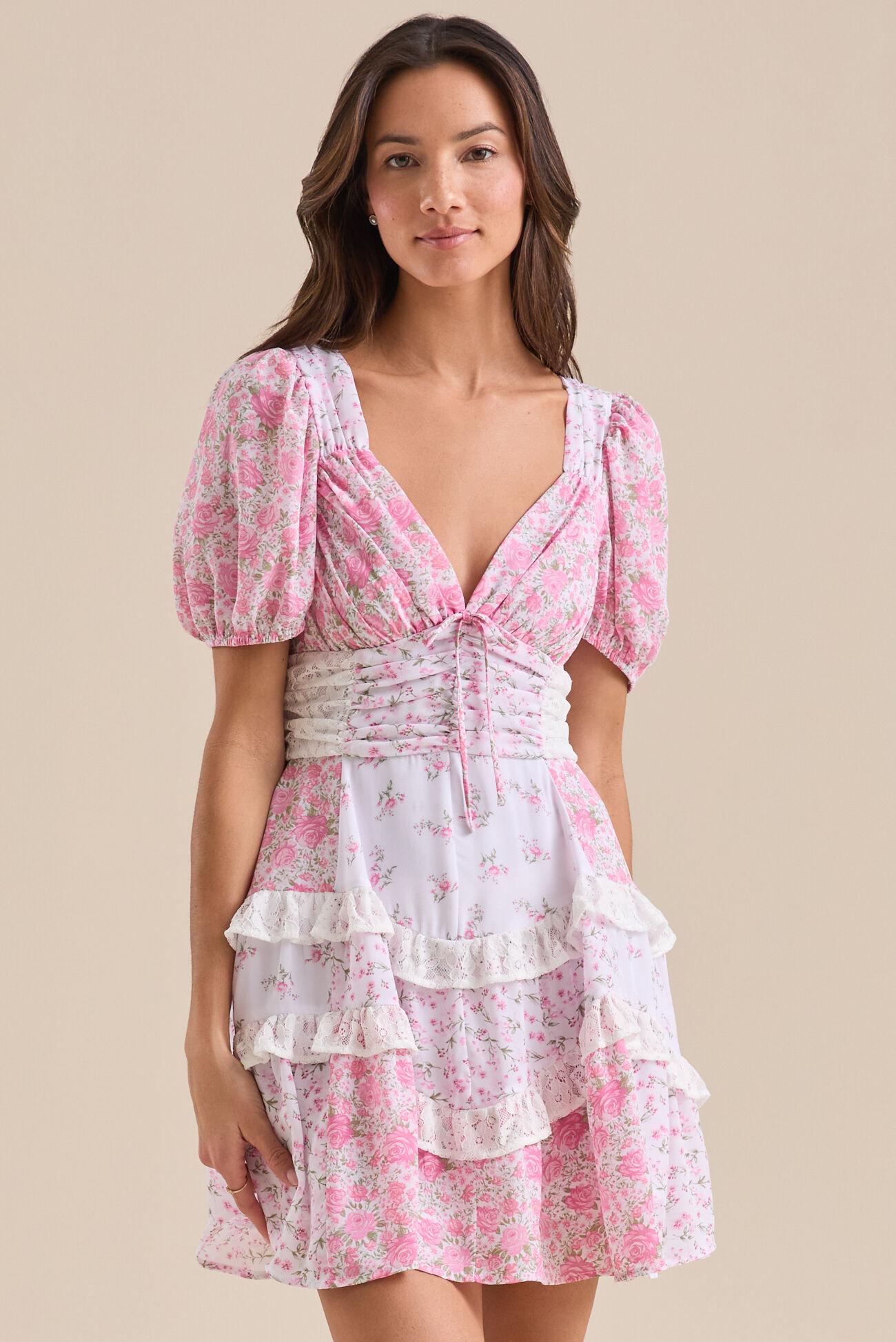 Aderny Floral Mini Dress Product Image