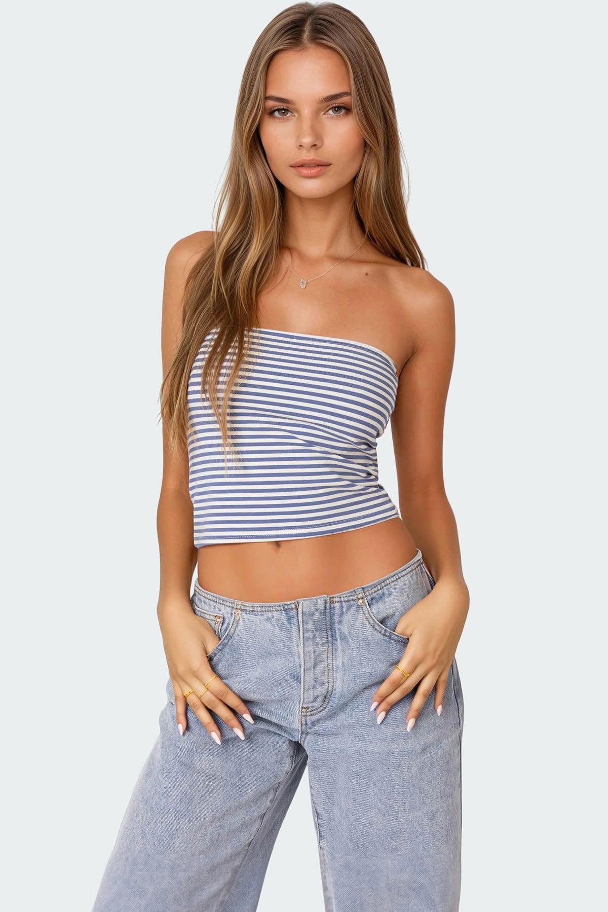 Lilah Striped Tube Top Product Image