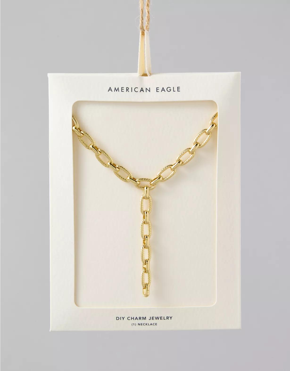 AEO Charm Kit Lariat Necklace Product Image