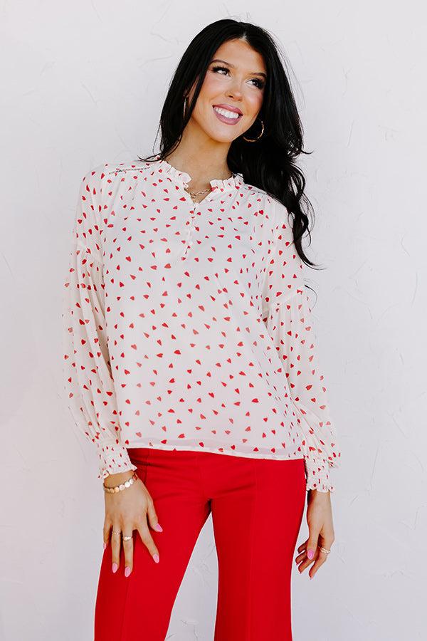 Heart On The Line Shift Top Product Image