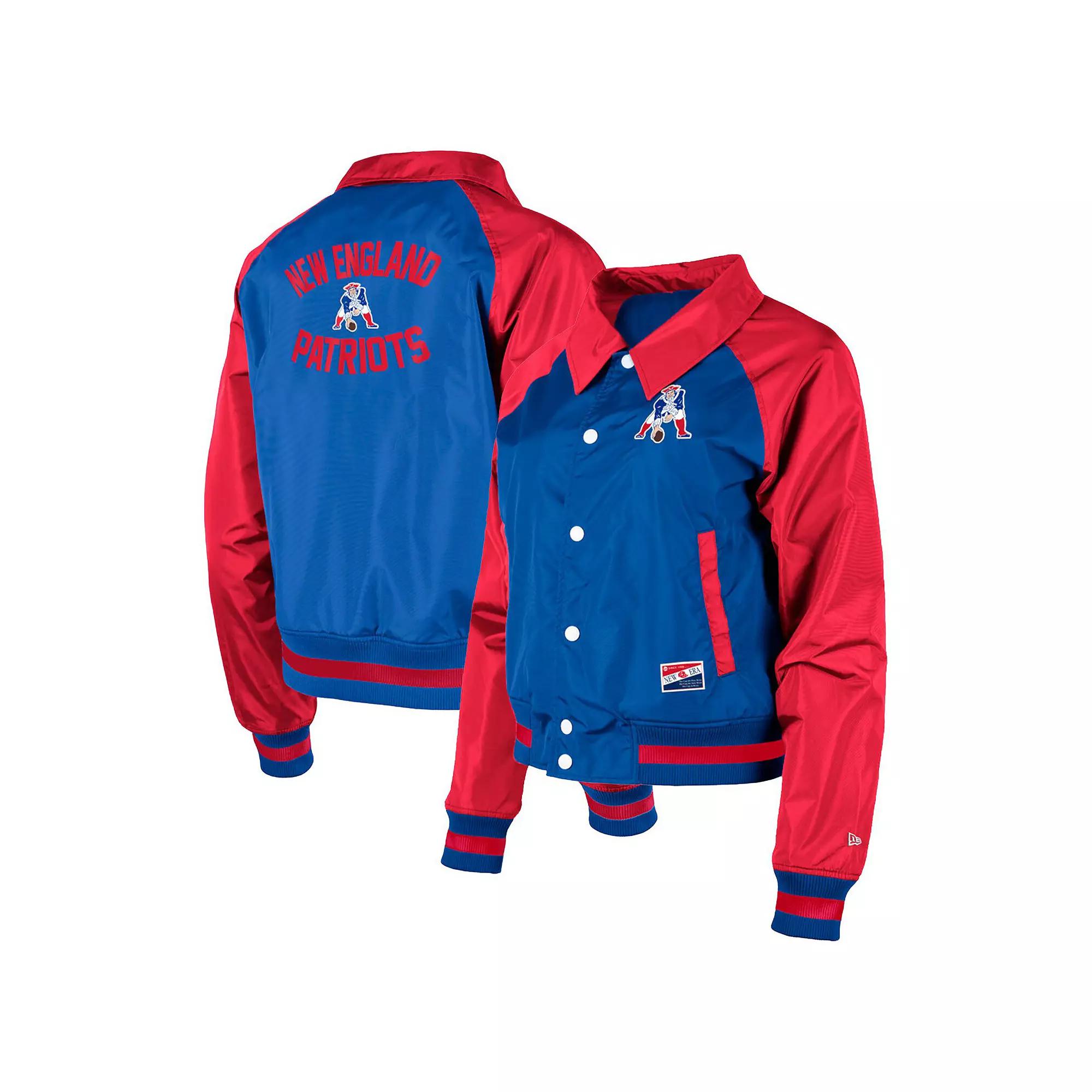 Women's New Era Royal Buffalo Bills Coaches Raglan Full-Snap Jacket, Size: Medium, Blue Product Image