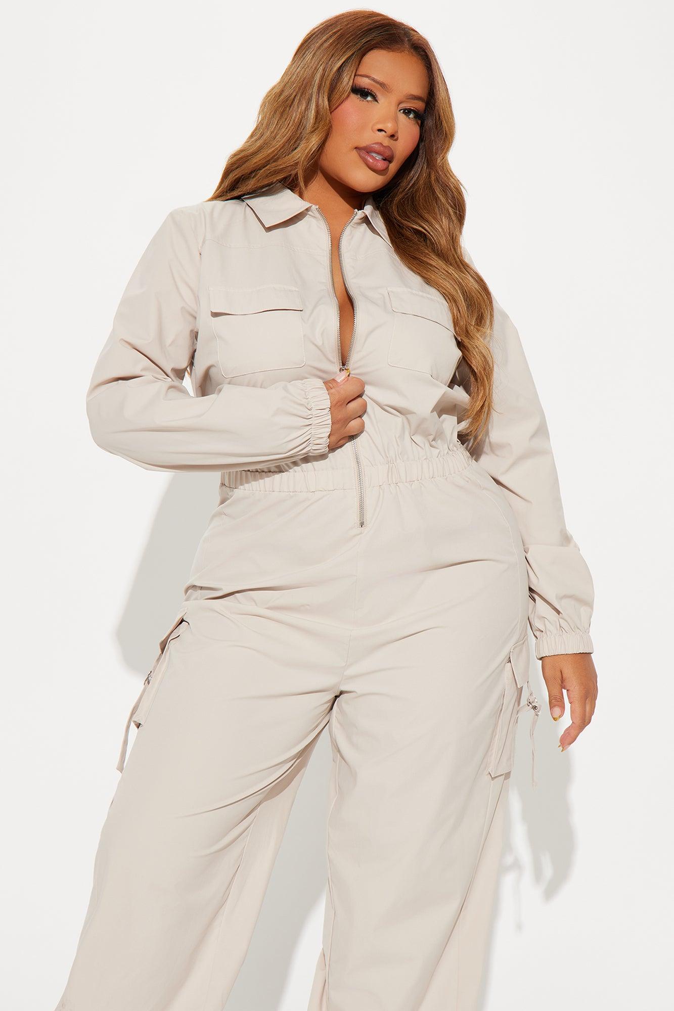 Emerla Jumpsuit - Stone Product Image
