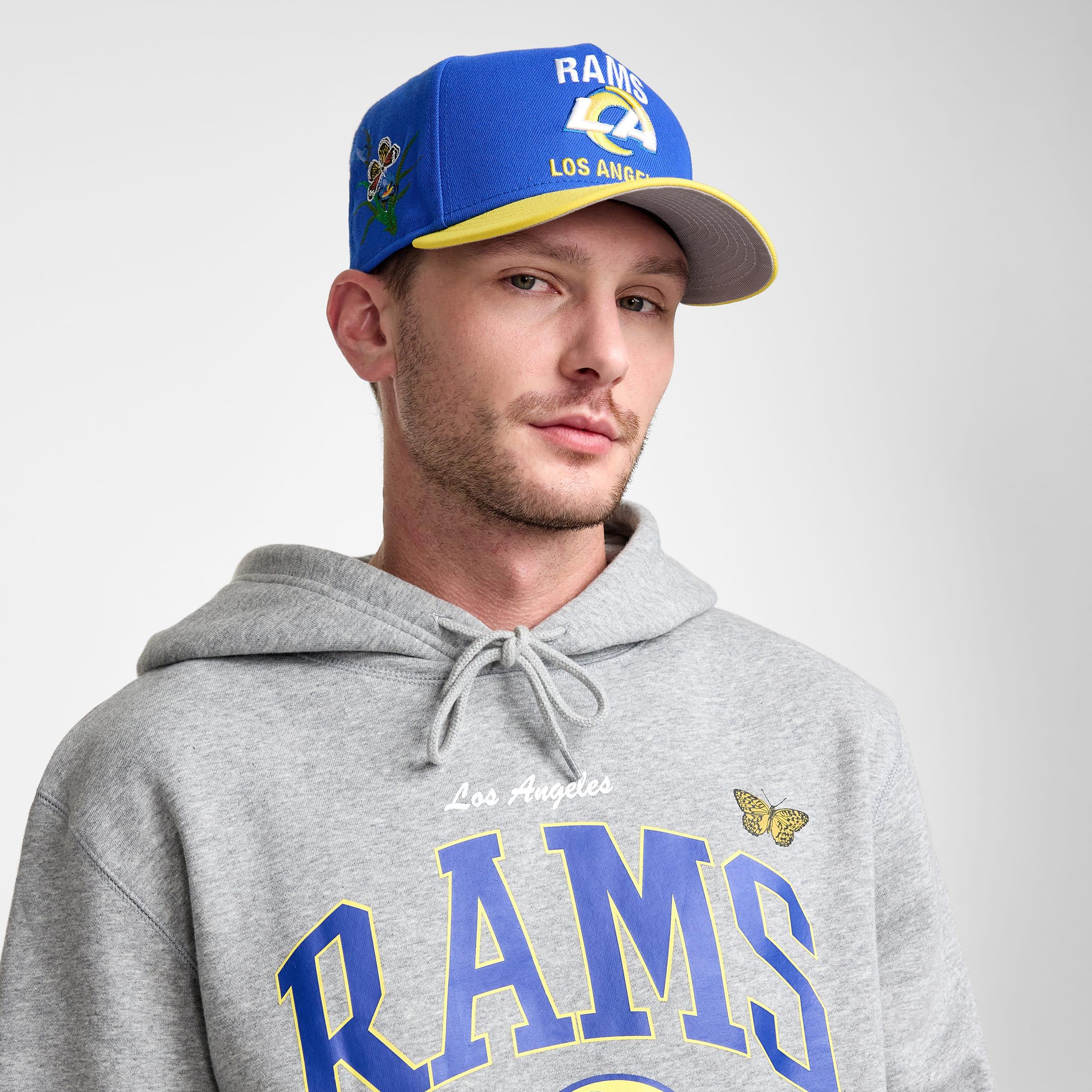 FELT x Los Angeles Chargers Gray Hoodie Male Product Image