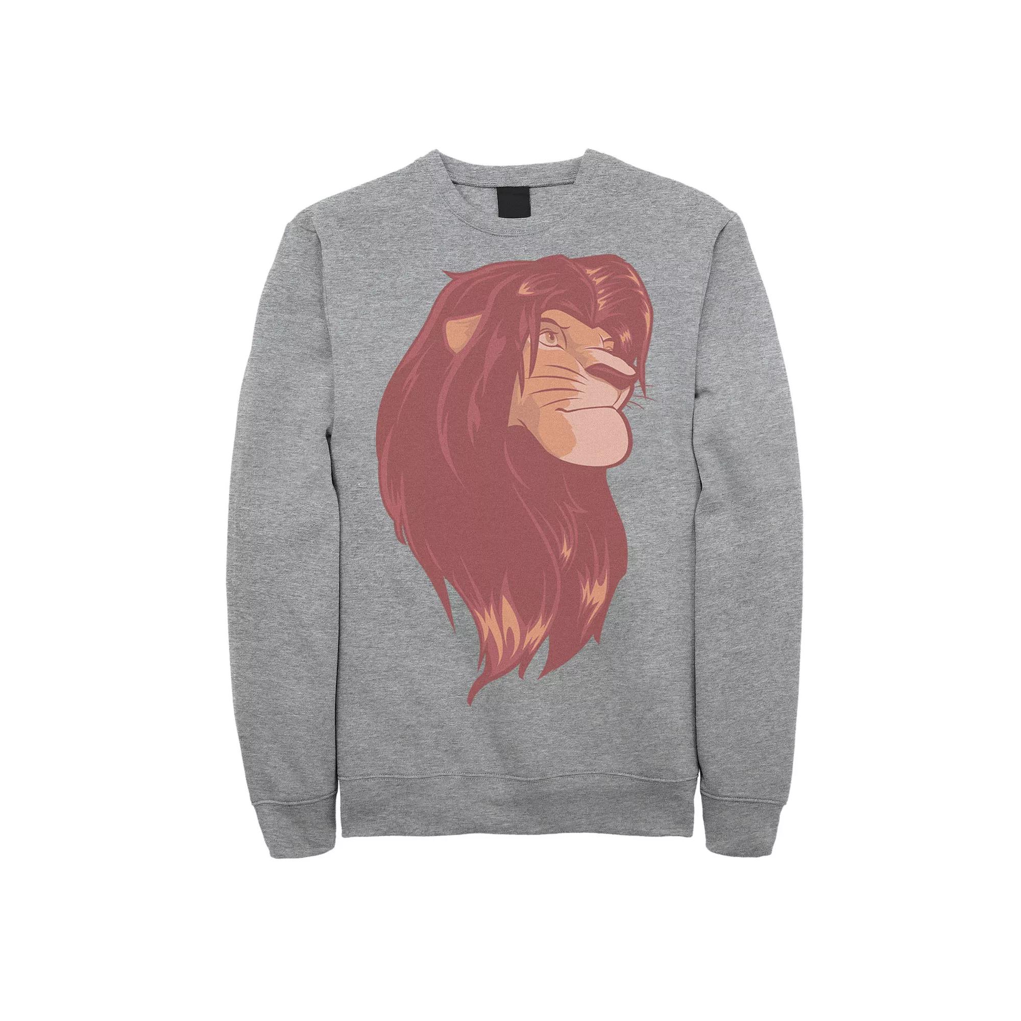 Disney's The Lion King Simba Men's King Of Pride Rock Sweatshirt,  Product Image