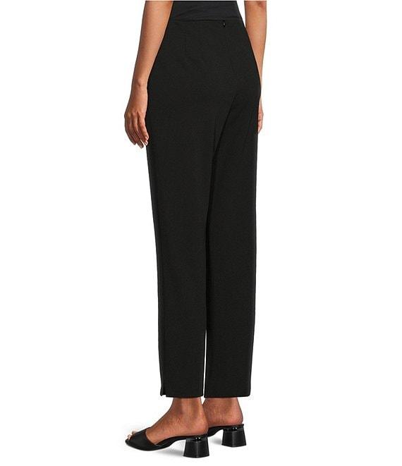 Alex Evenings Petite Size Slim Crop Stretch Crepe Pants Product Image