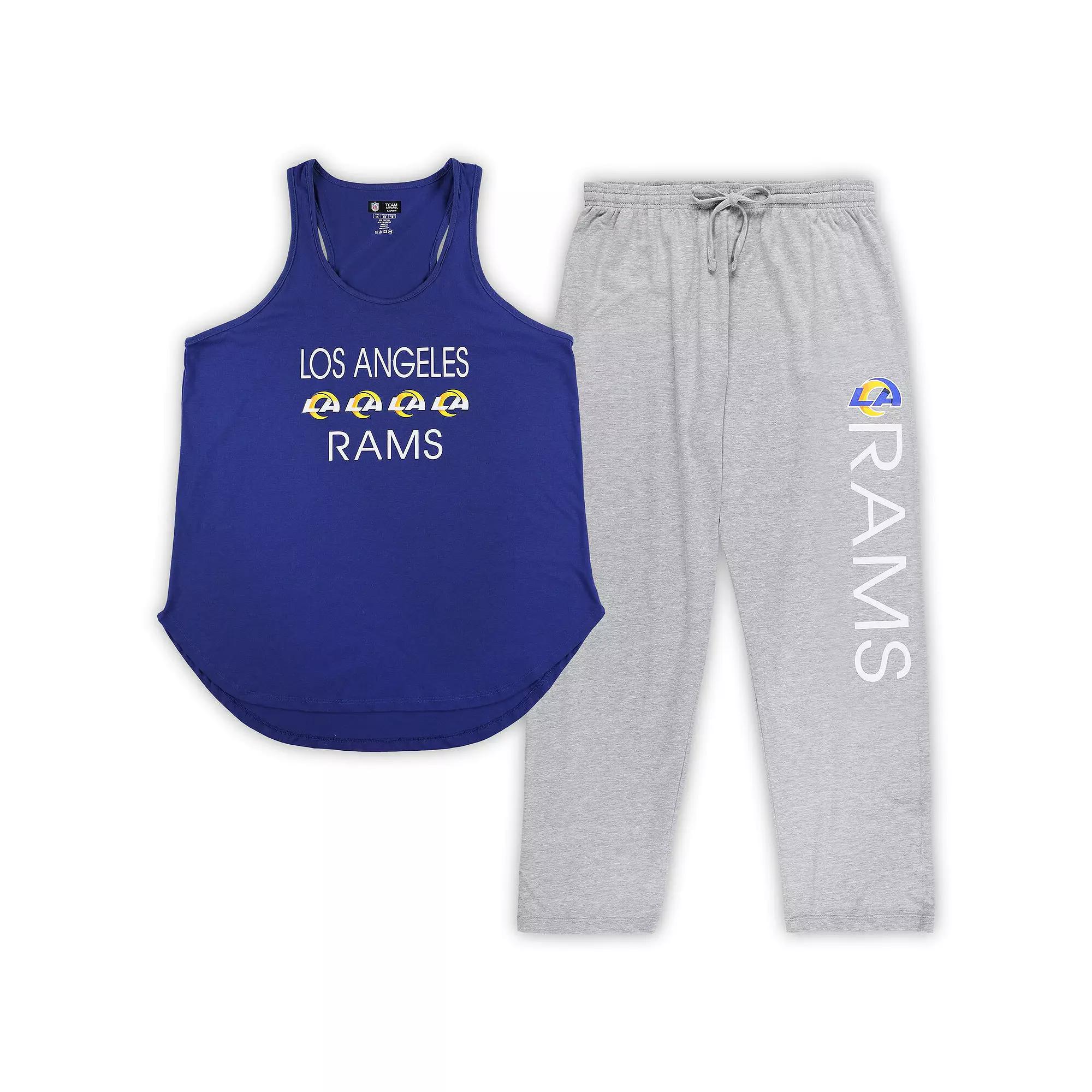 Women's Concepts Sport Royal/Gold Los Angeles Rams Plus  Product Image