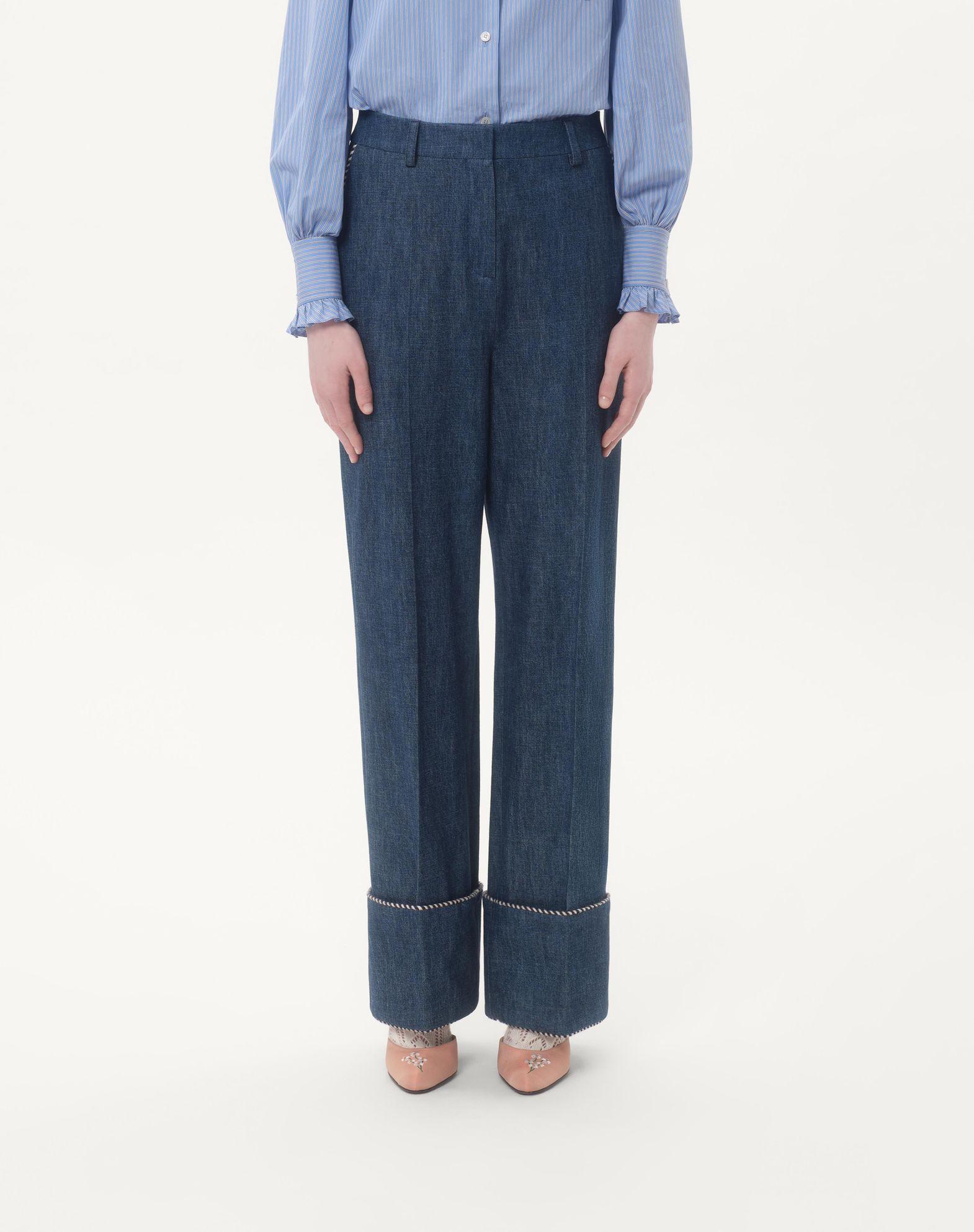 Denim Chambray Pants Product Image