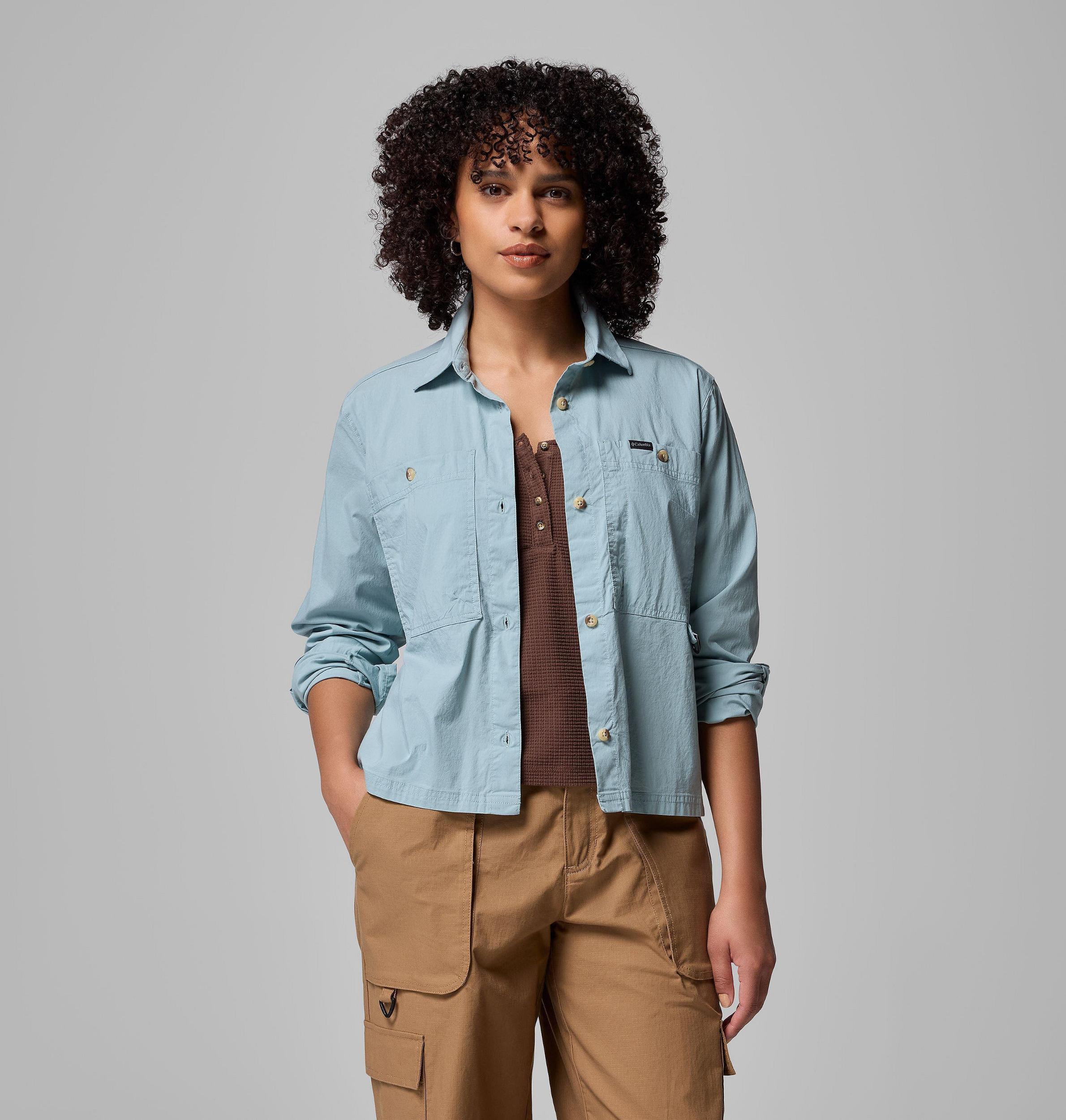 Columbia Womens Brea Falls Woven Long Sleeve Shirt- Product Image