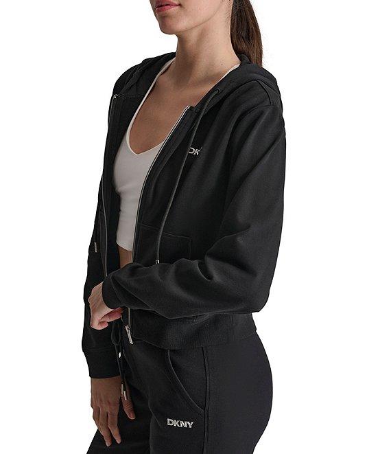 DKNY by Donna Karan Long Sleeve Full Zip Front Hoodie Product Image