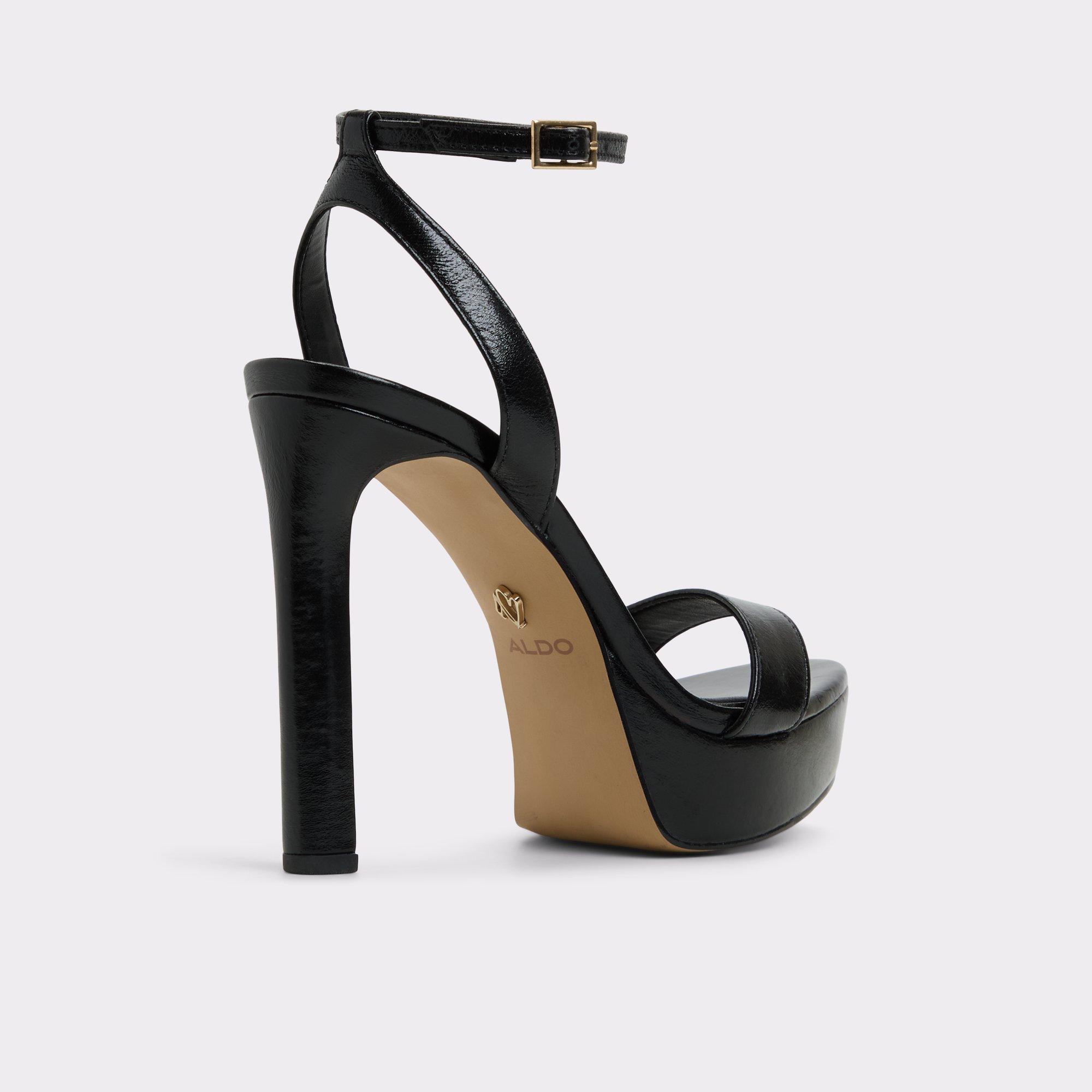 ALDO Portside - Women's Platform Sandal Sandals - Black, Size 9 Product Image