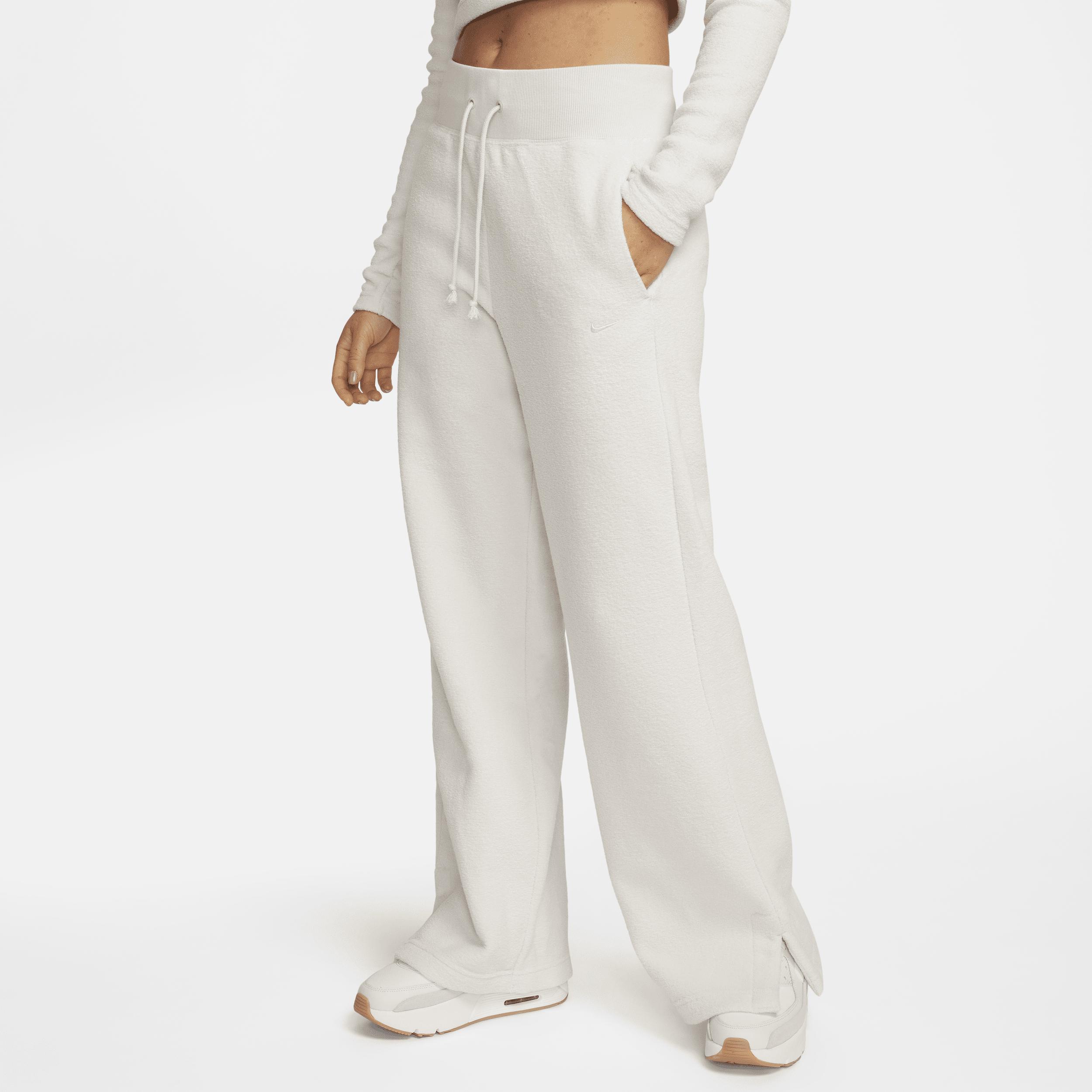 Women's Nike Sportswear Phoenix Plush High-Waisted Wide-Leg Cozy Fleece Pants Product Image