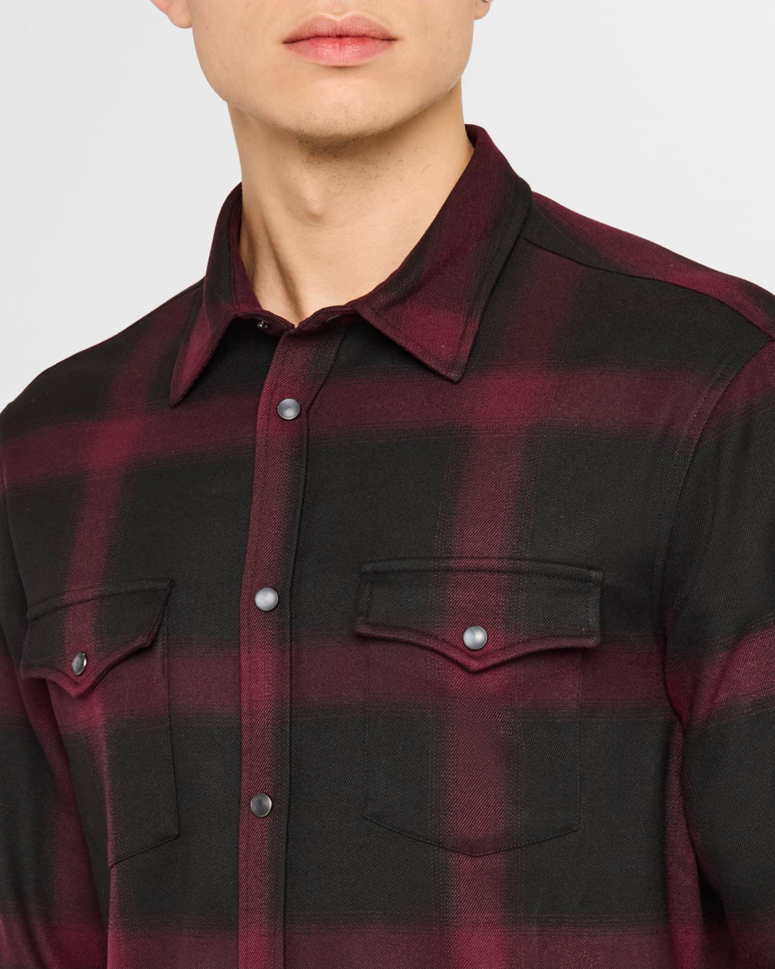 Men's Eastwood Plaid Two-Pocket Western Shirt Product Image