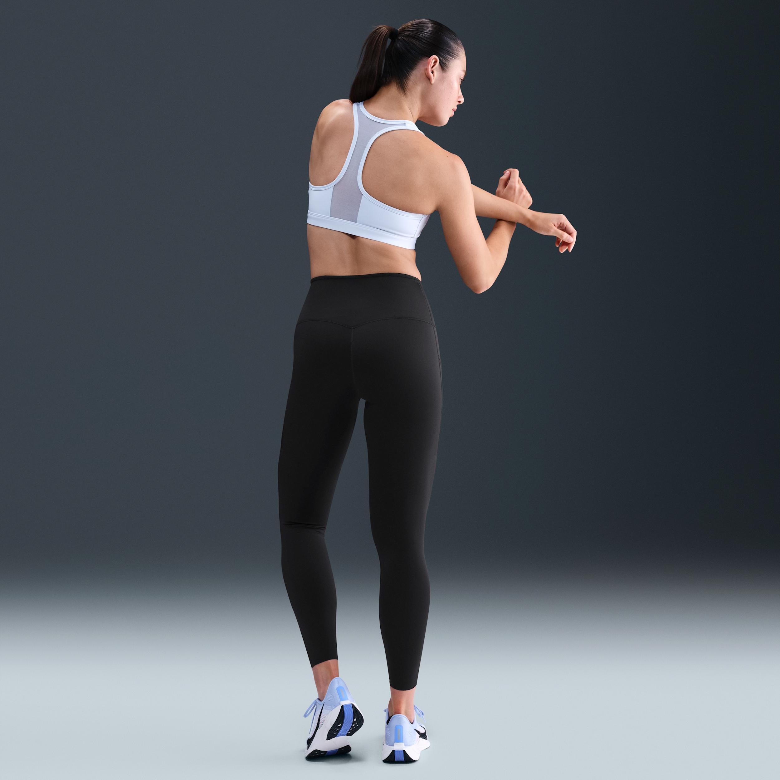 Nike Womens Go High-Waisted 7/8 Leggings with Pockets | HQ4319-010 Product Image