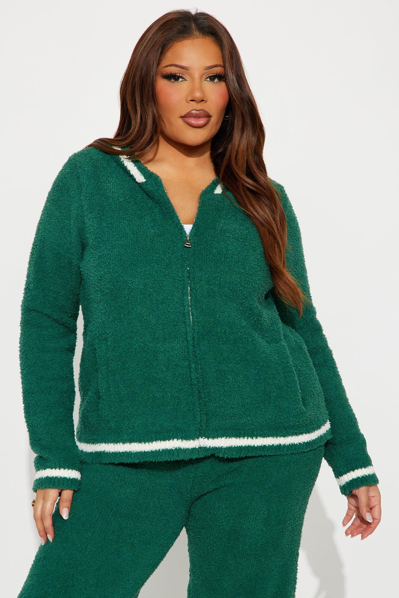 Malia Cozy Knit Pant Set - Hunter Female Product Image