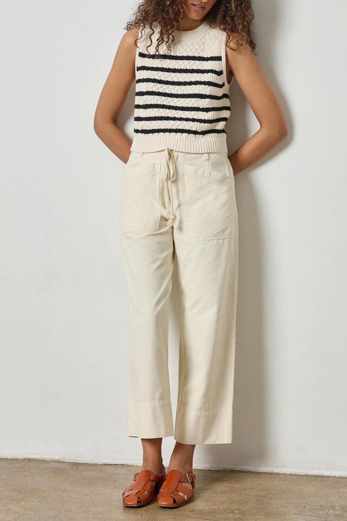 CROPPED CABLE TANK SWEATER Product Image