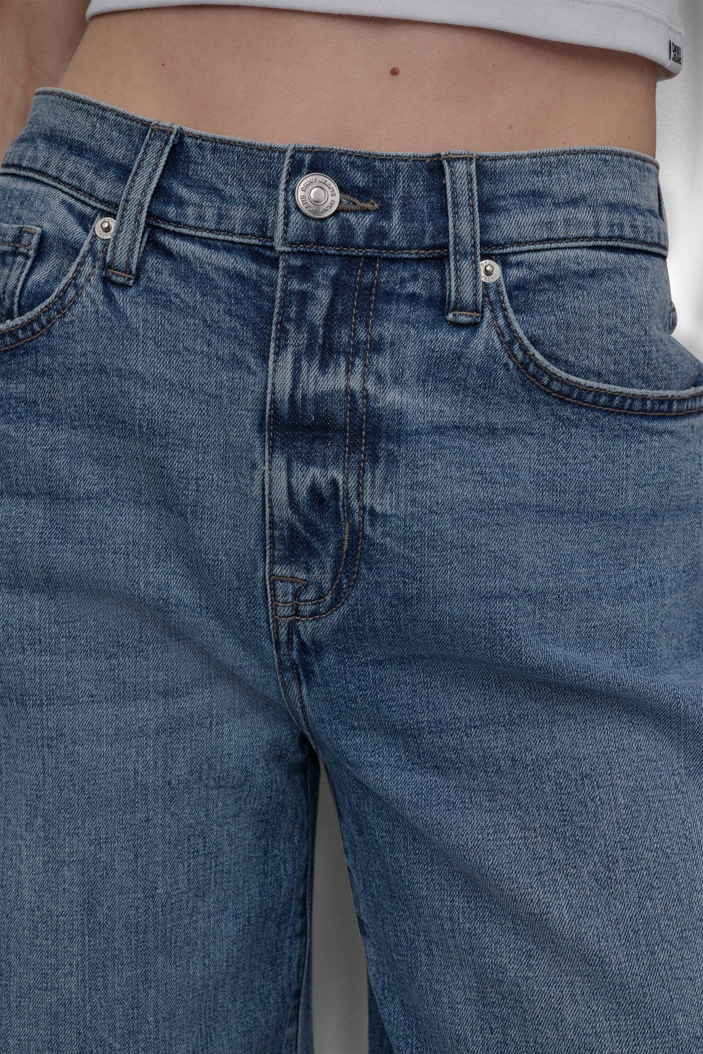 HIGH-RISE TAILORED WIDE-LEG JEAN Product Image