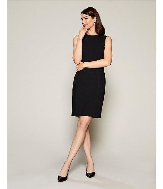 Investments Platinum Suiting Sleeveless Crew Neck Sheath Dress Product Image
