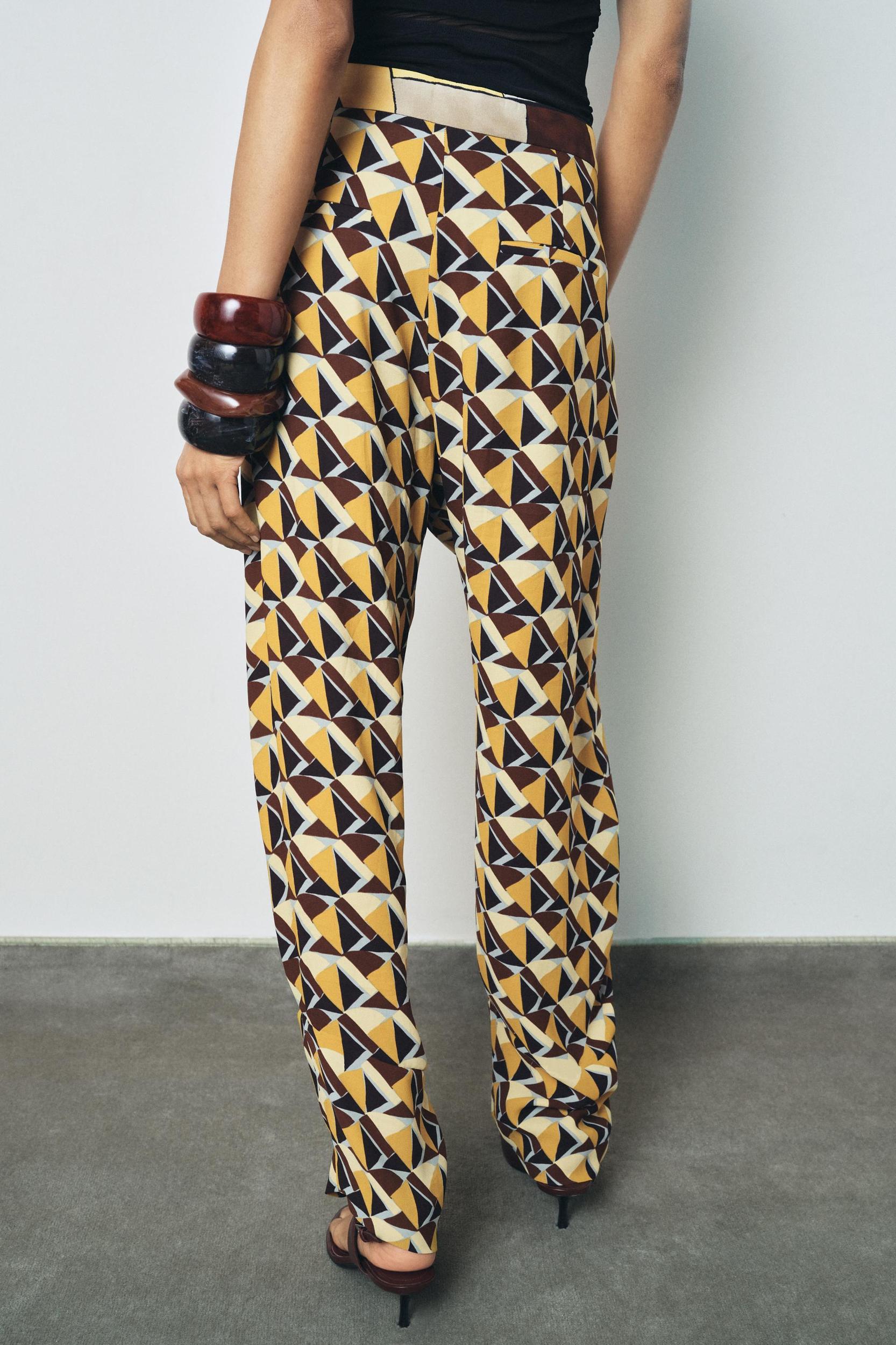 ZW COLLECTION PRINTED PANTS Product Image