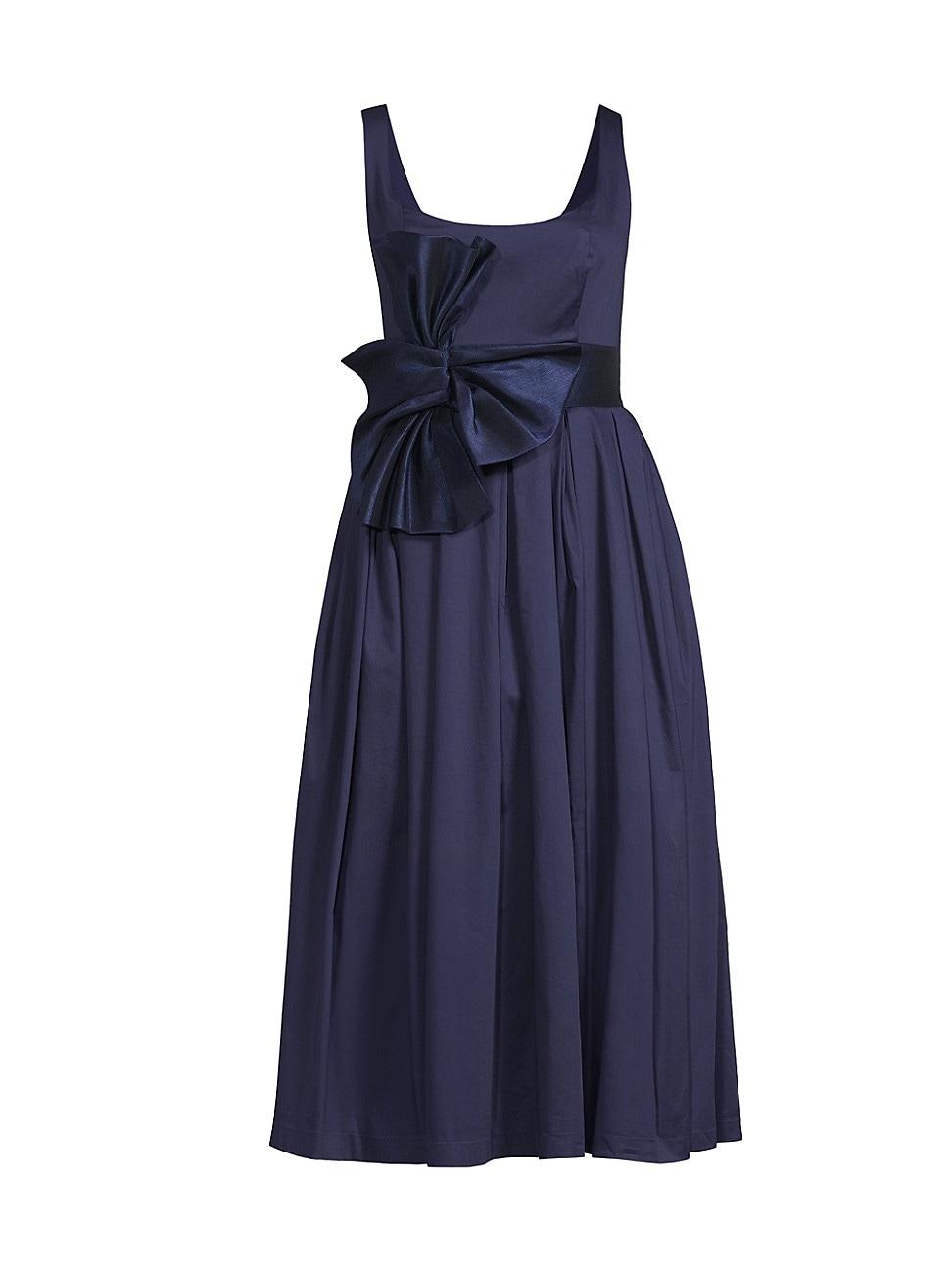 Womens Paige Sateen Midi-Dress Product Image
