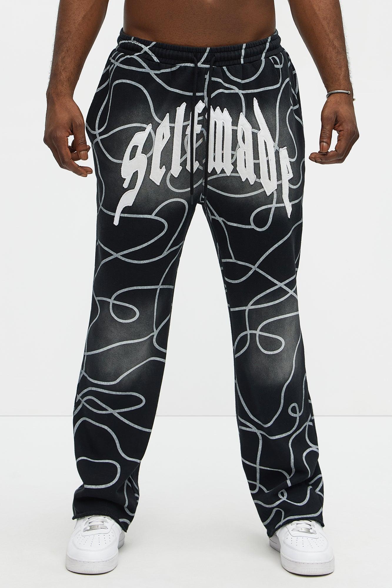 Tyson Selfmade Straight Sweatpants - Black Product Image