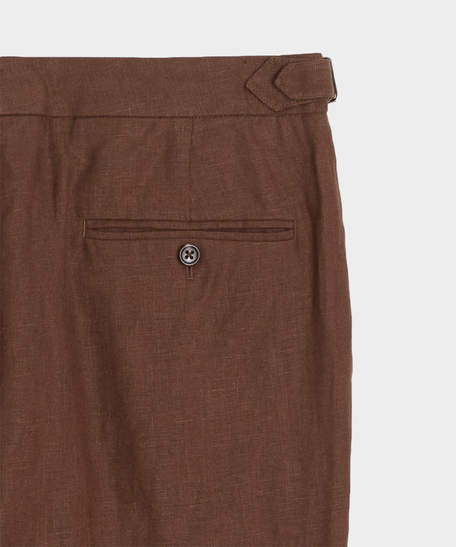 Irish Linen Side Tab Trouser Product Image