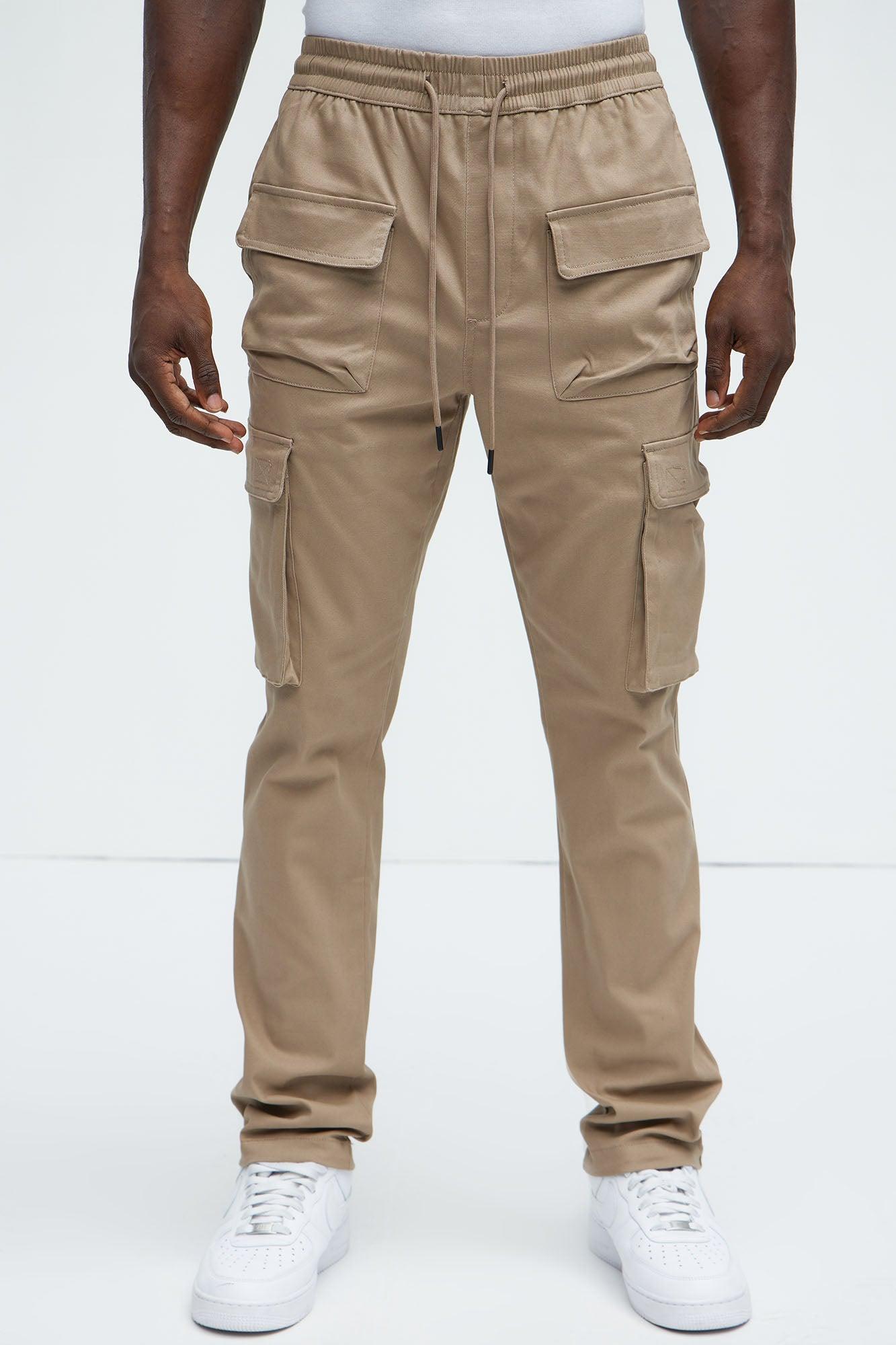 Cadet Utility Slim Cargo Pants - Khaki Product Image