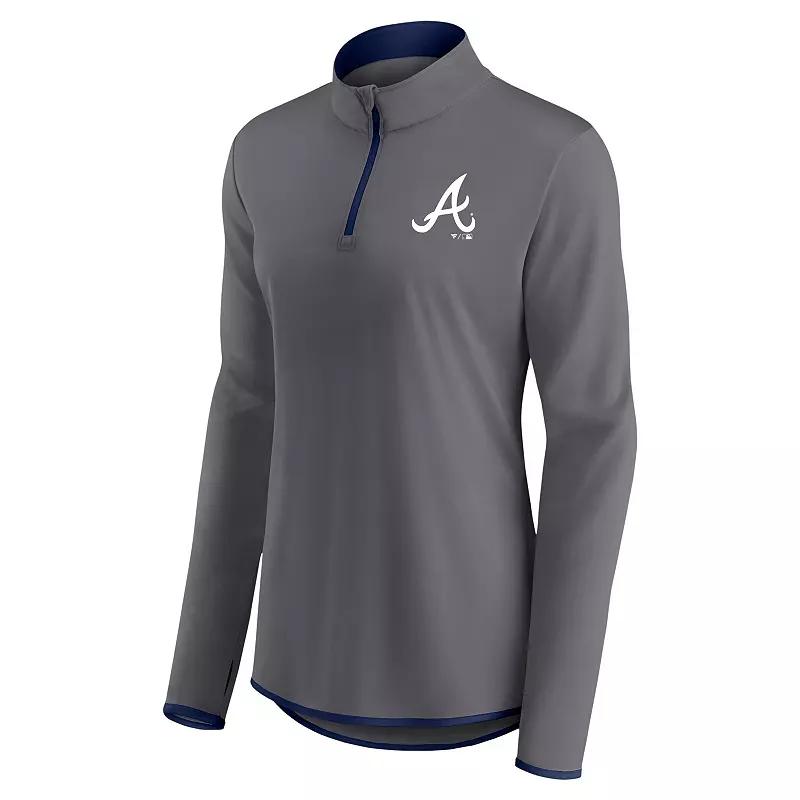 Women's Profile Charcoal Atlanta Braves Plus  Product Image