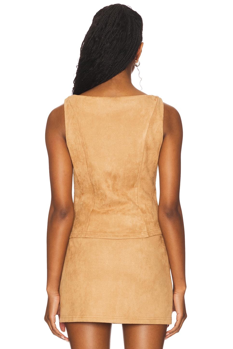 Aviva Faux Suede Top superdown Product Image