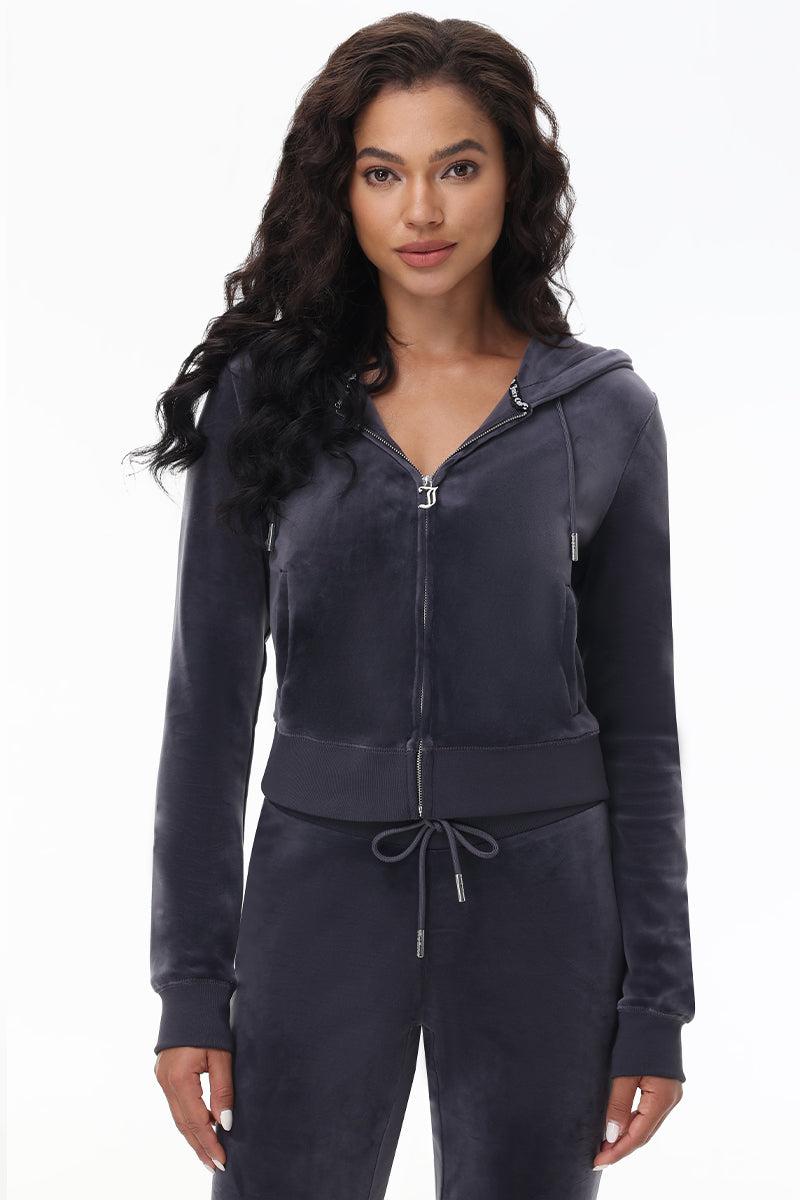 OG Big Bling Velour Hoodie Product Image