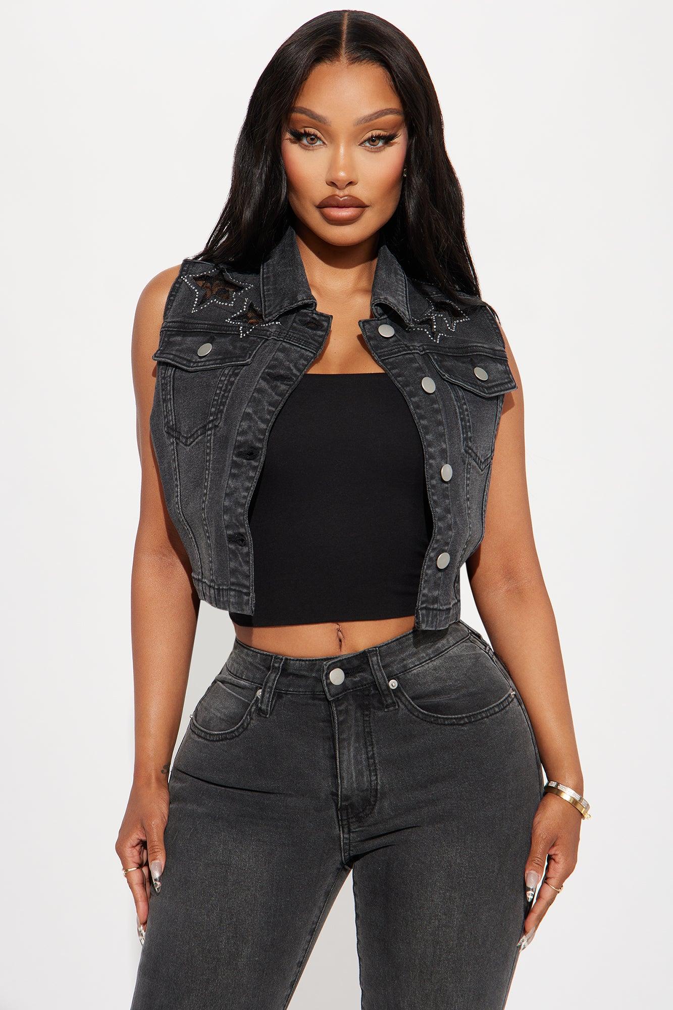 Nashville Star Denim Vest - Black Wash Product Image