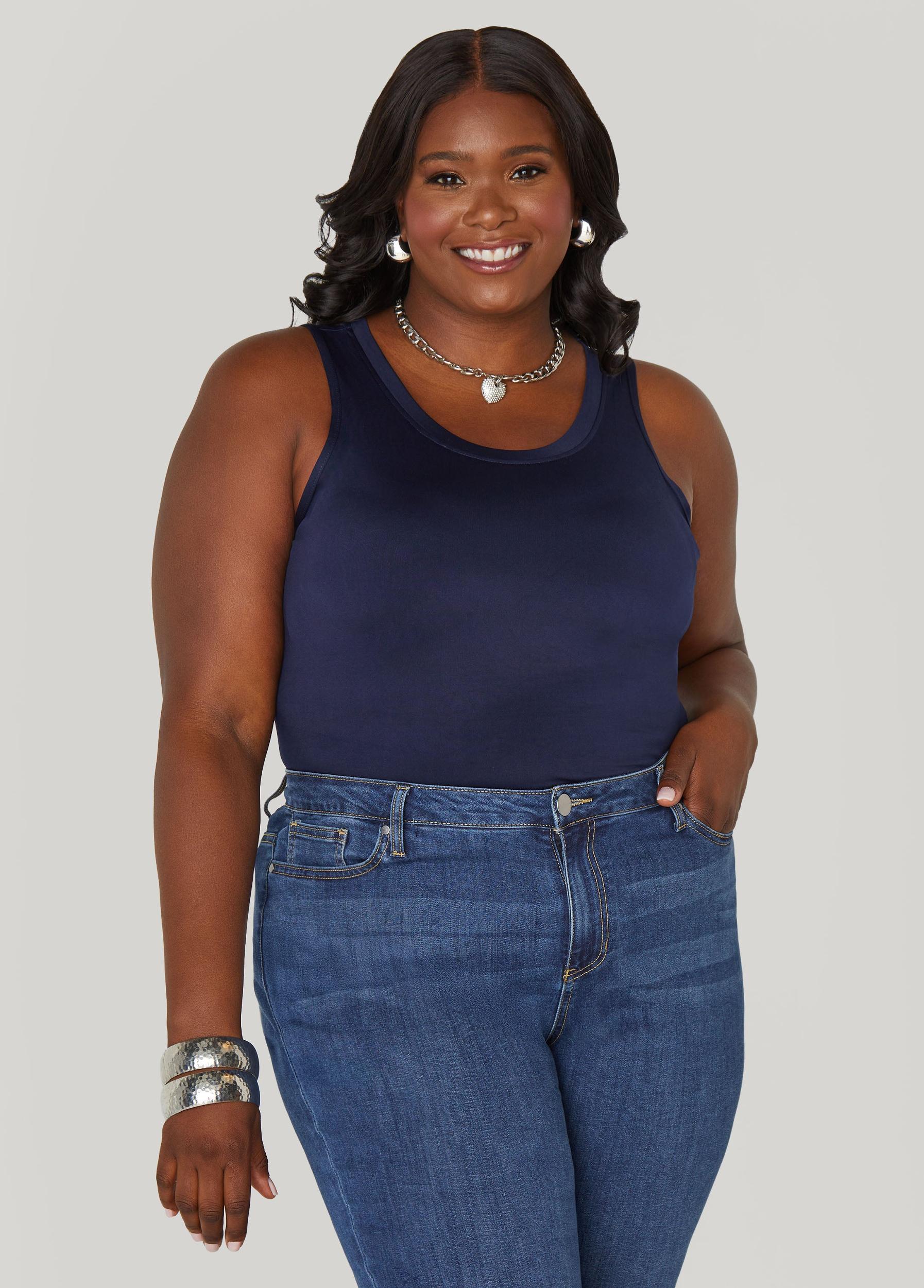 Plus Size The Basic Tank Top Ashley Stewart Product Image