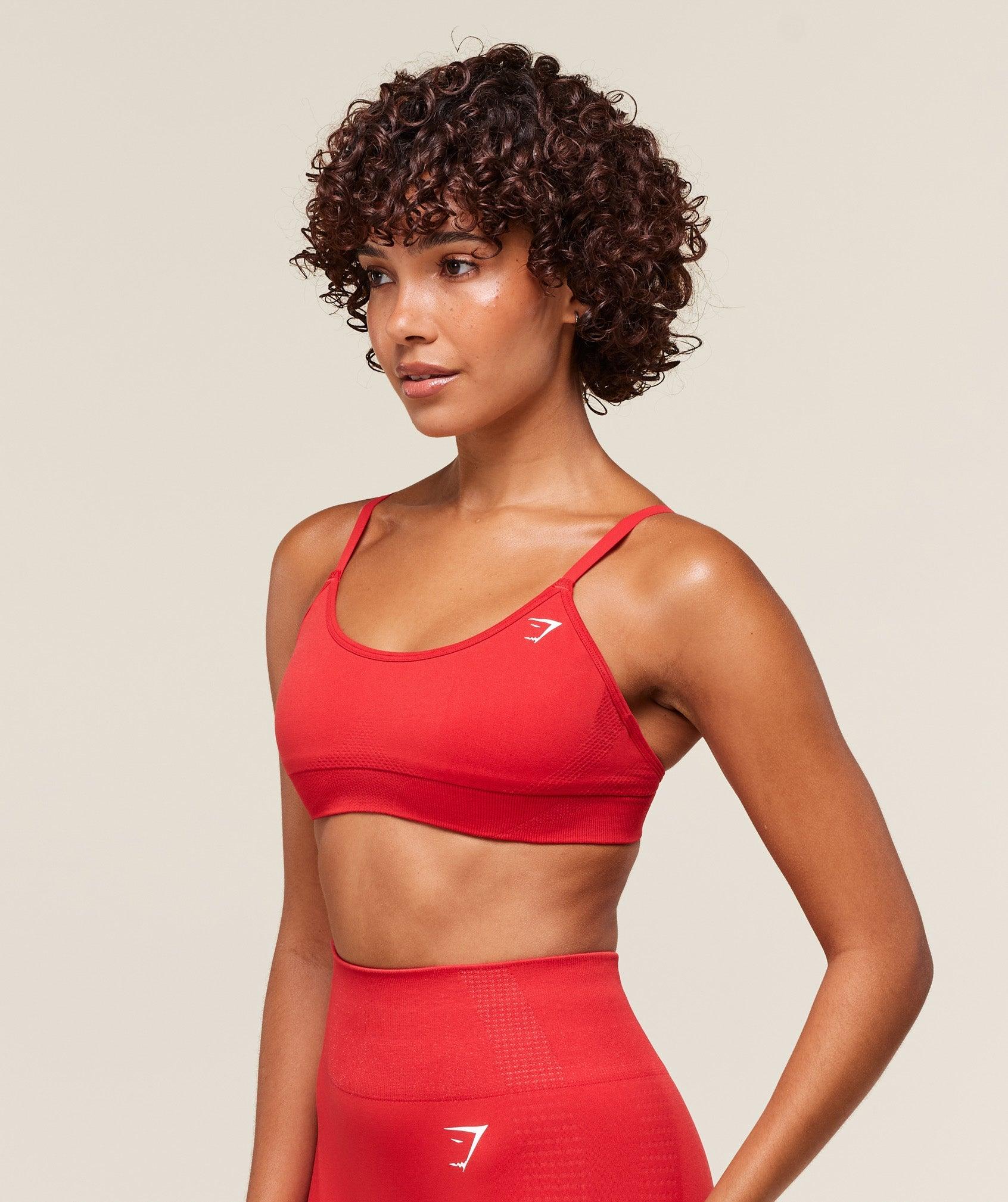 Gymshark Vital Sports Bra - Velocity Red Female Product Image