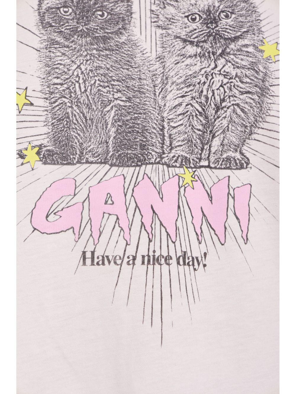 cats-print T-shirt Product Image