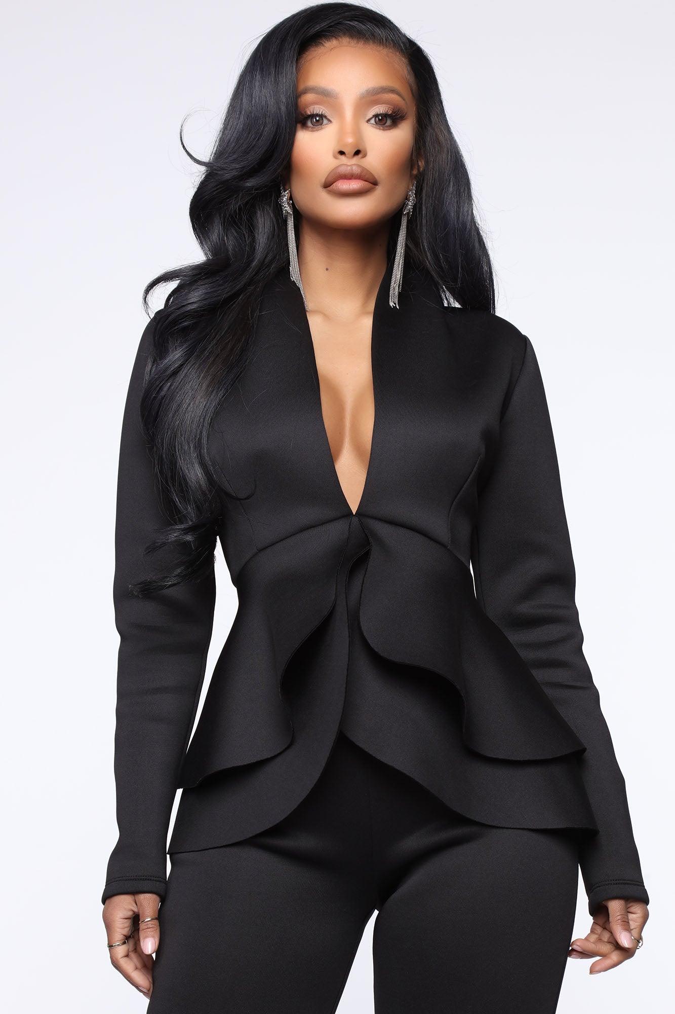 Penelope Scuba Set - Black Product Image