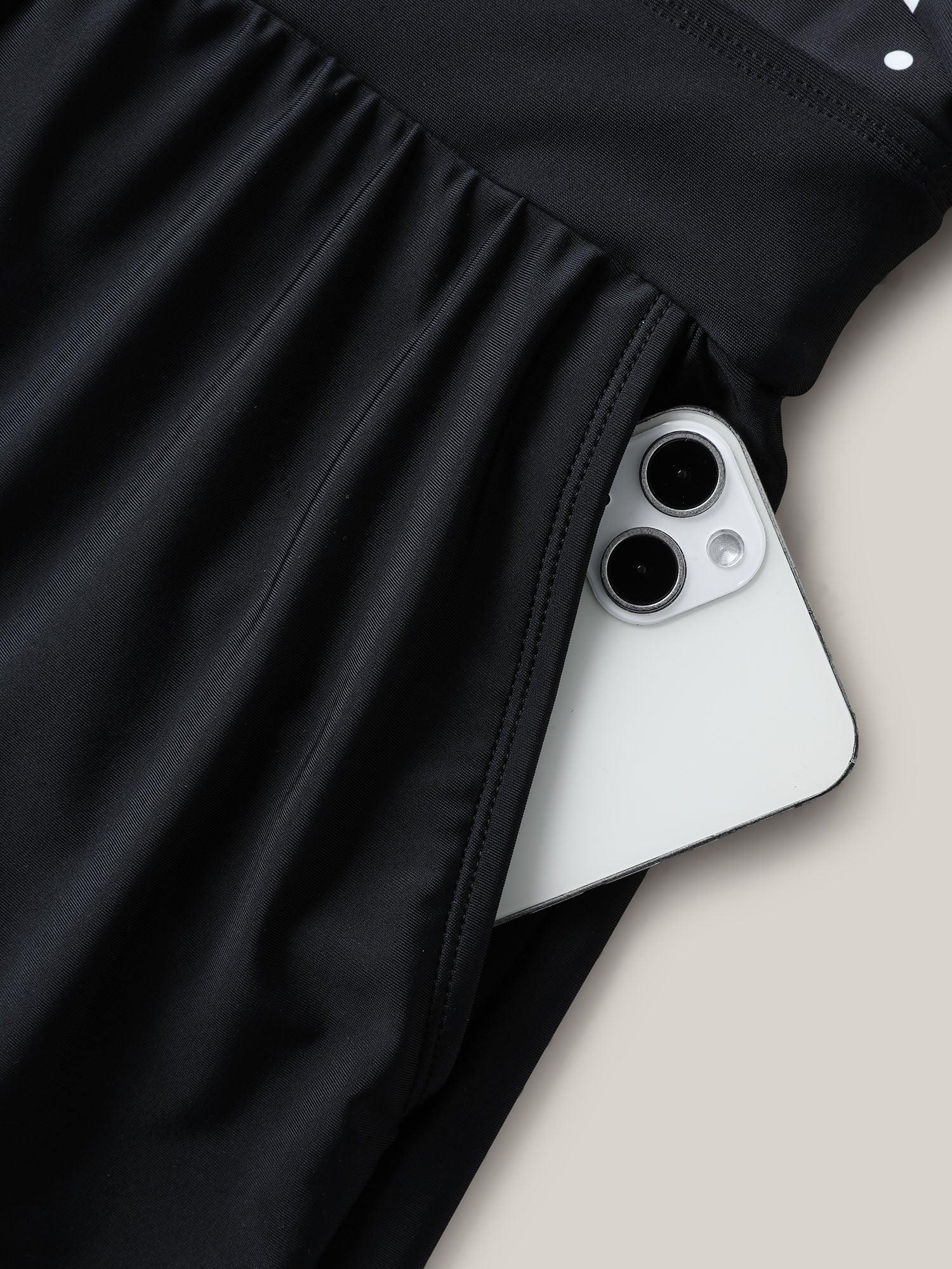 Polka Dots Twist One-Piece Swimsuit Female Product Image