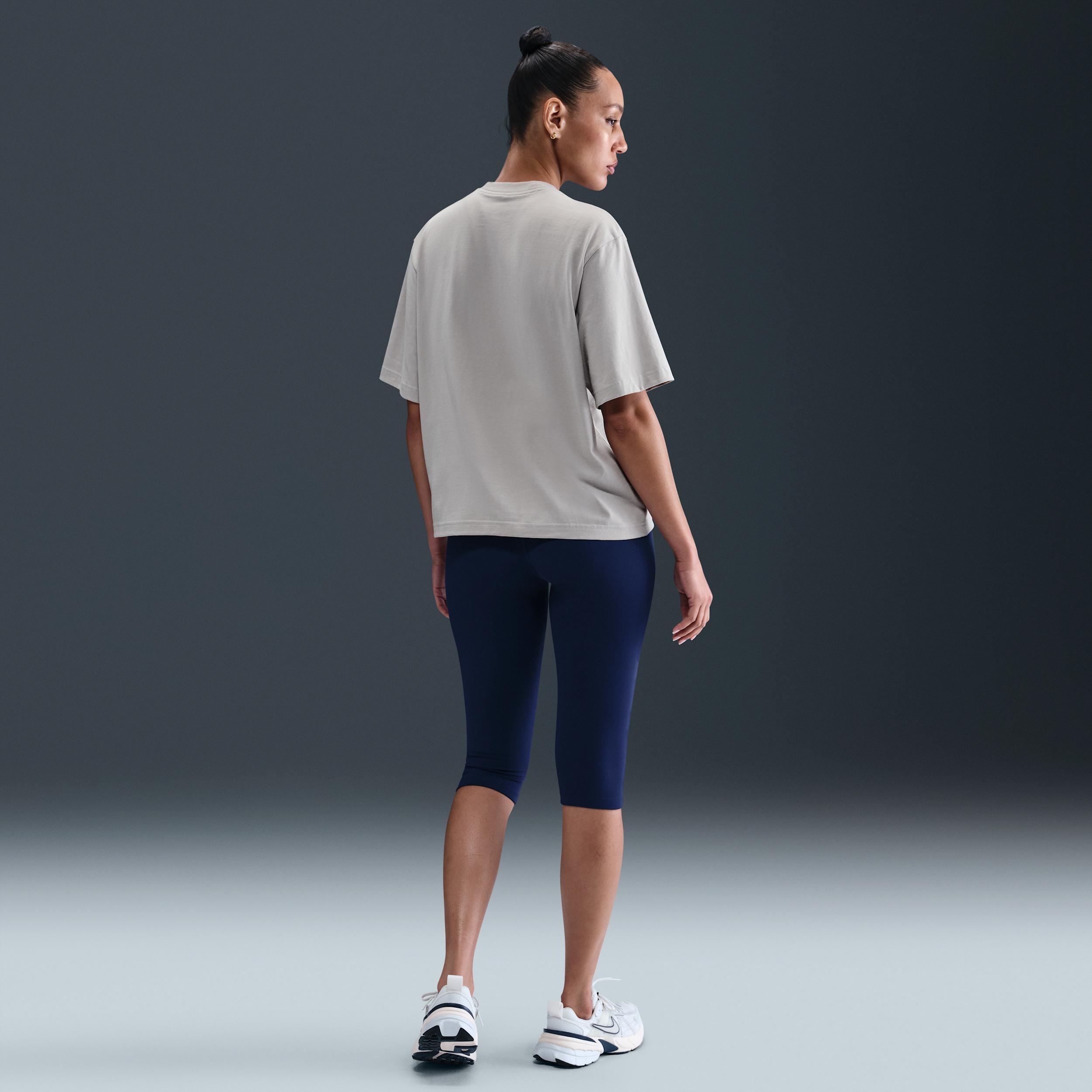 Womens Nike Sportswear Essential Boxy Graphic T-Shirt | IH7810-009 Product Image