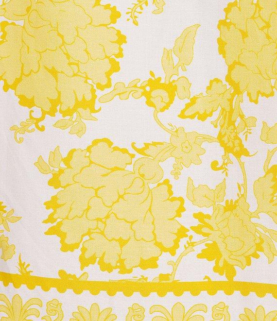 Alex Marie Remi Coordinating Floral Linen Sleeveless Blouse Product Image