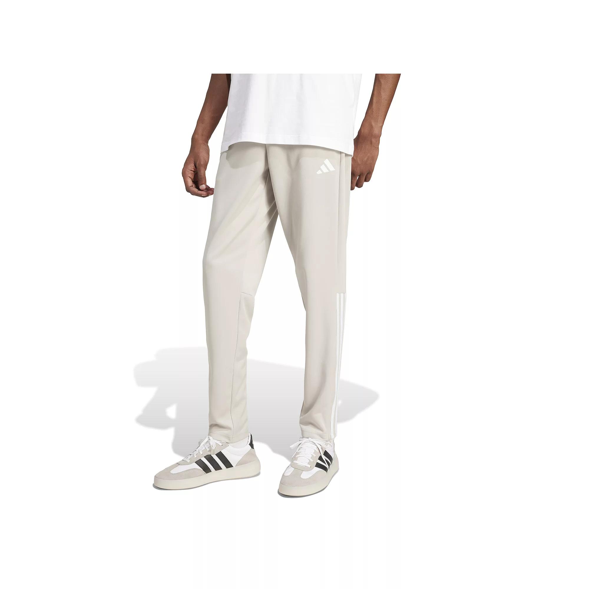 Big & Tall adidas Sereno 3-Stripes Sportswear Tapered Pants, Men's, Size: Large Tall, Wonder Alumina Product Image