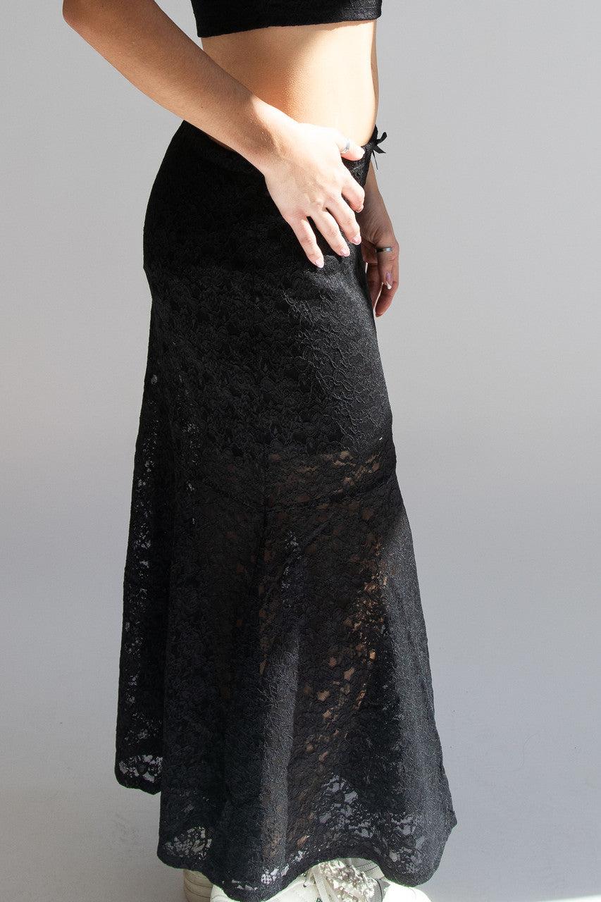 Lace Maxi Skirt Product Image