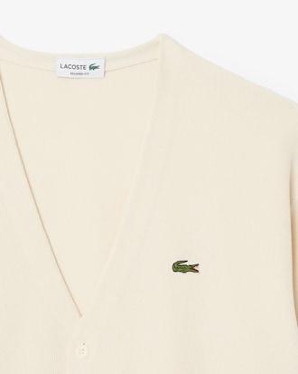 Relaxed Fit Stripe Detail Cotton Cardigan Product Image