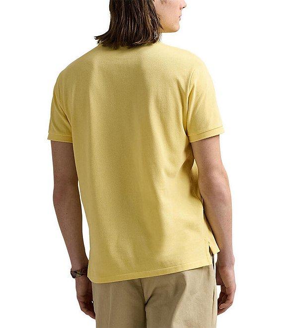 Polo Ralph Lauren Custom Slim Fit Solid Mesh Polo Shirt Product Image