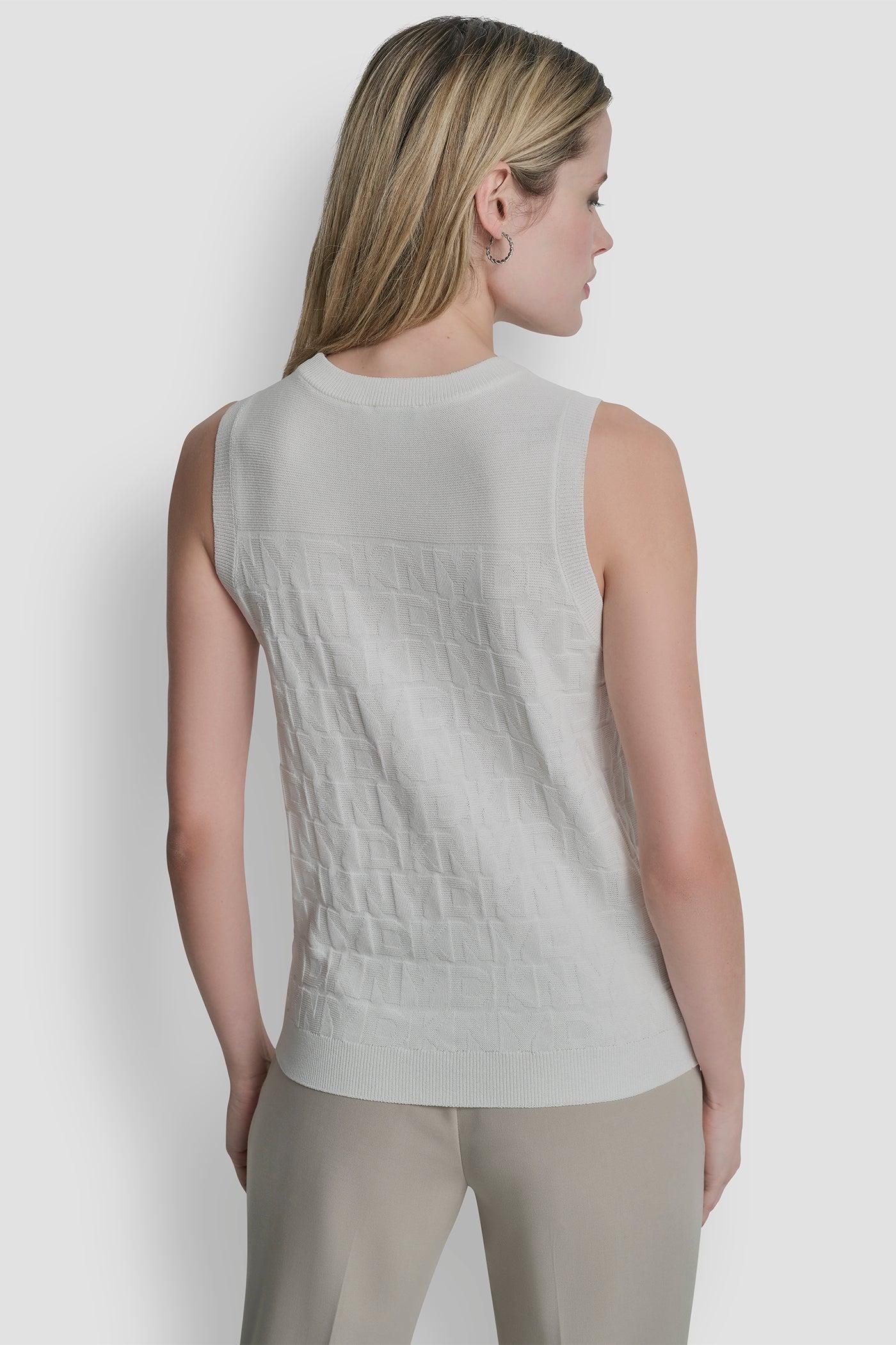 SWEATER TANK WITH ALL OVER LOGO Product Image