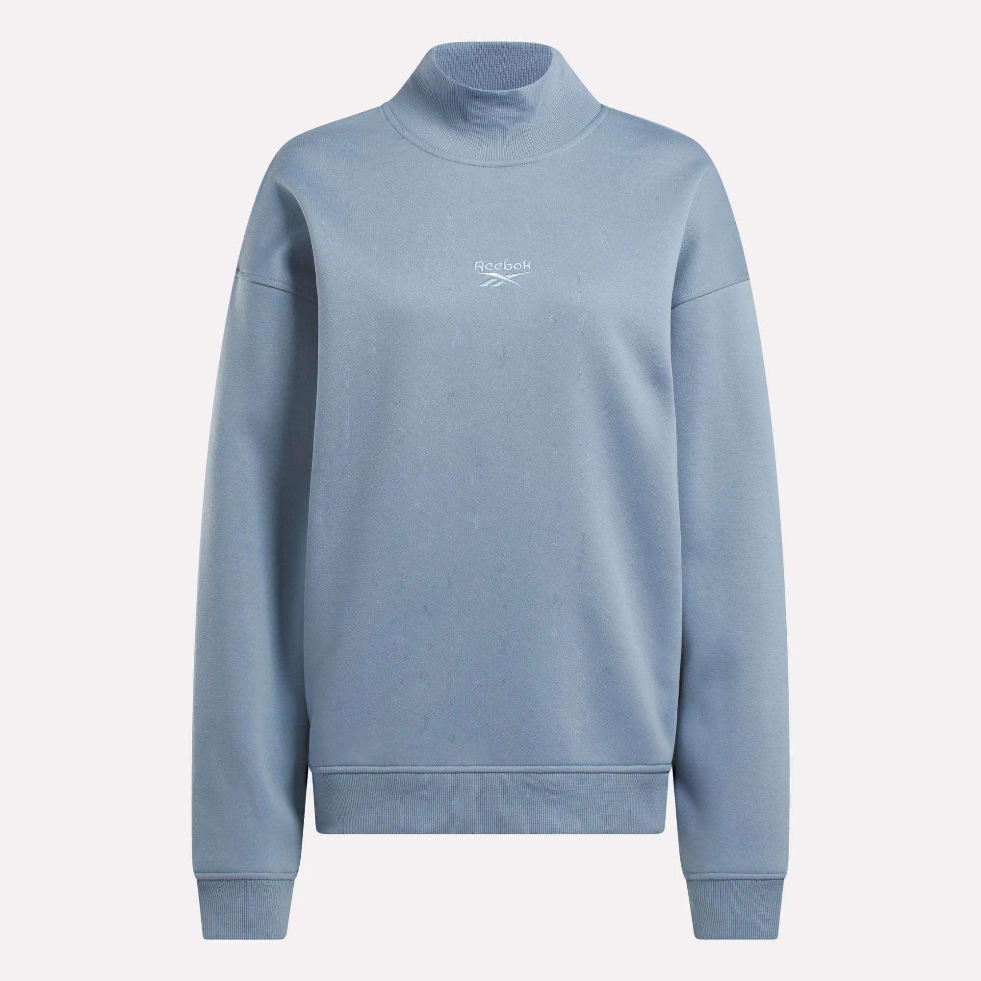 Women's Longline Roll Neck Sweatshirt Female Product Image