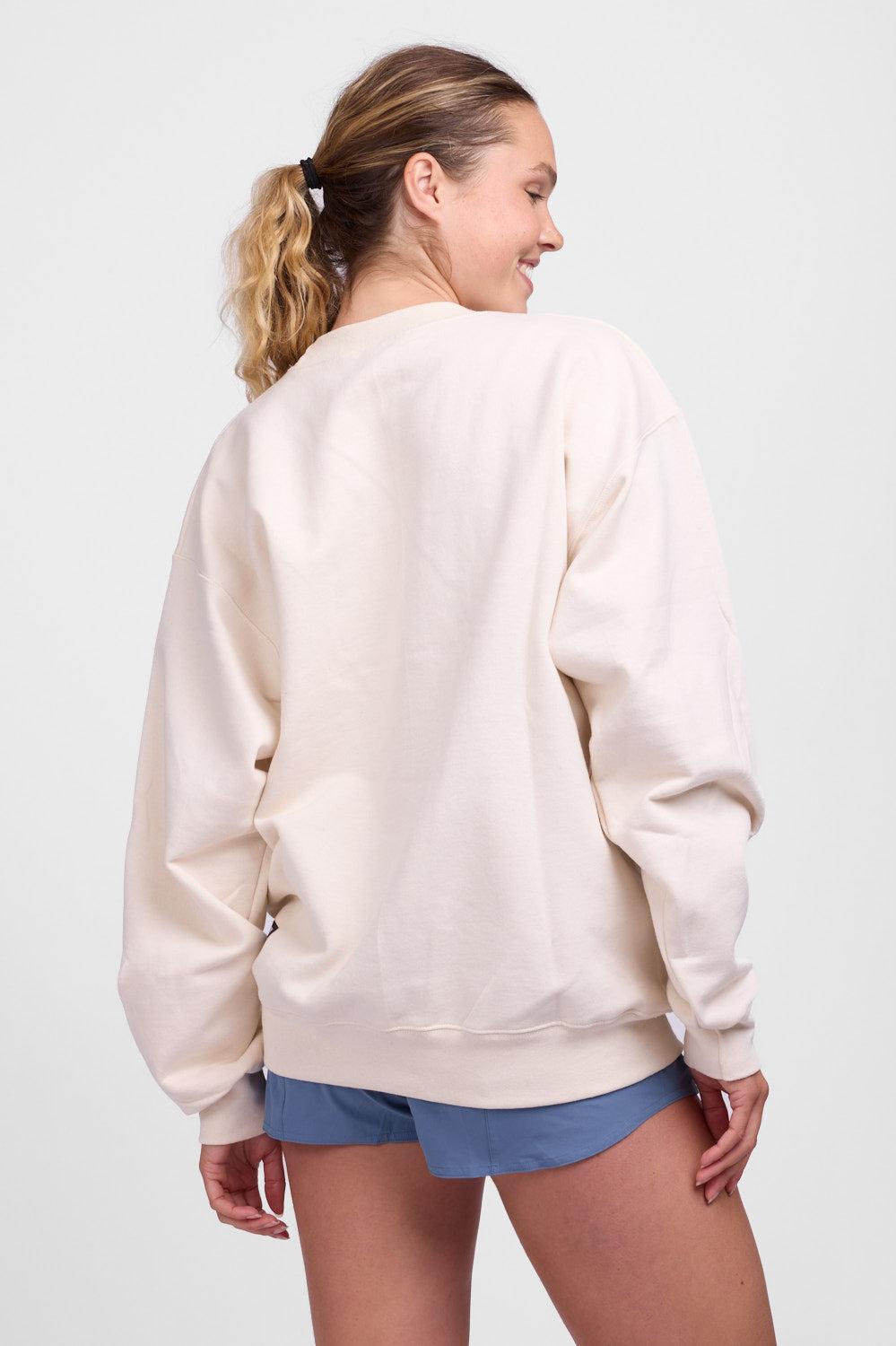 Roxanne Oversized Fleece Crewneck - Gloria Female Product Image