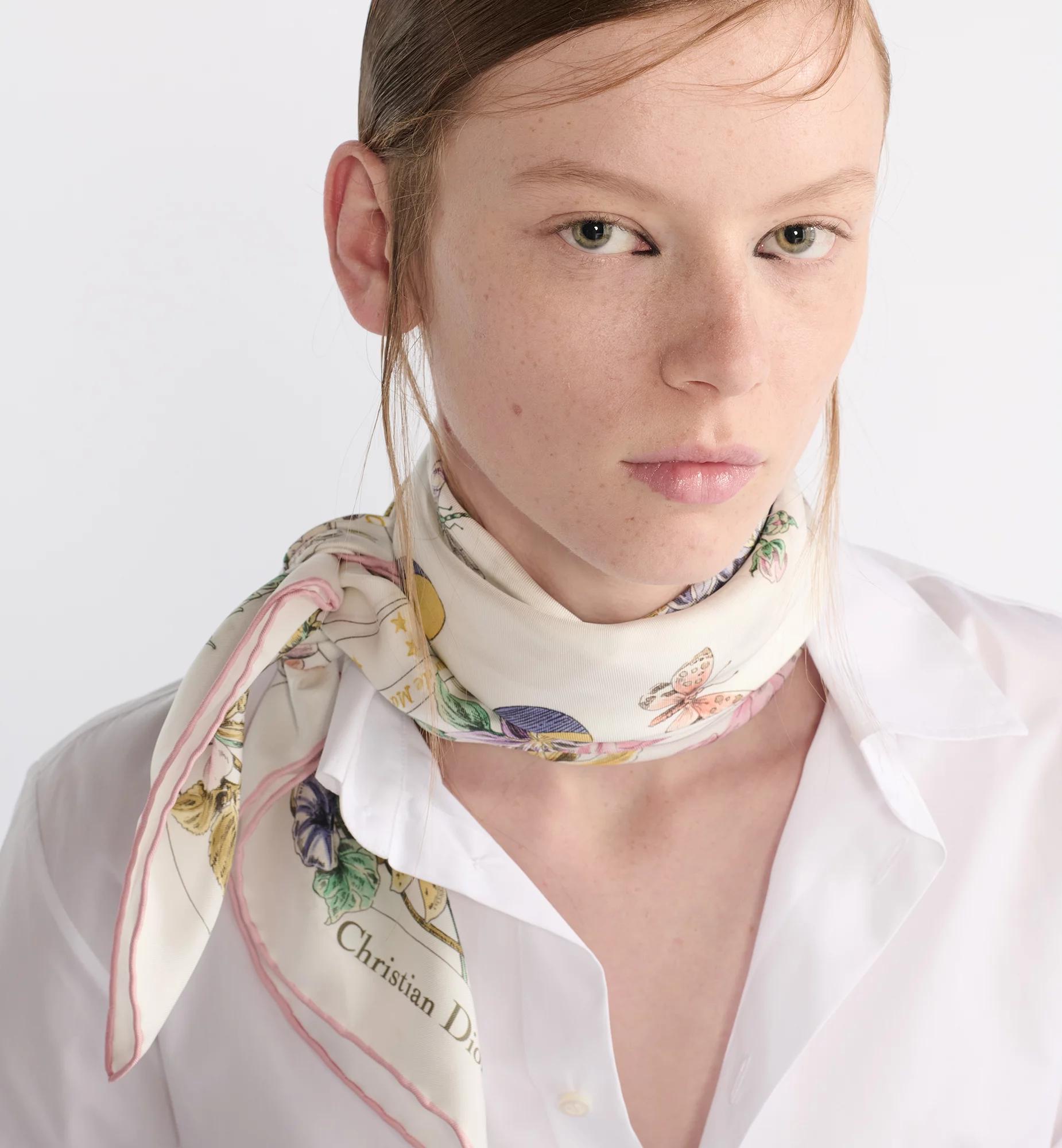 Dior Astral Flowers 90 Square Scarf Product Image